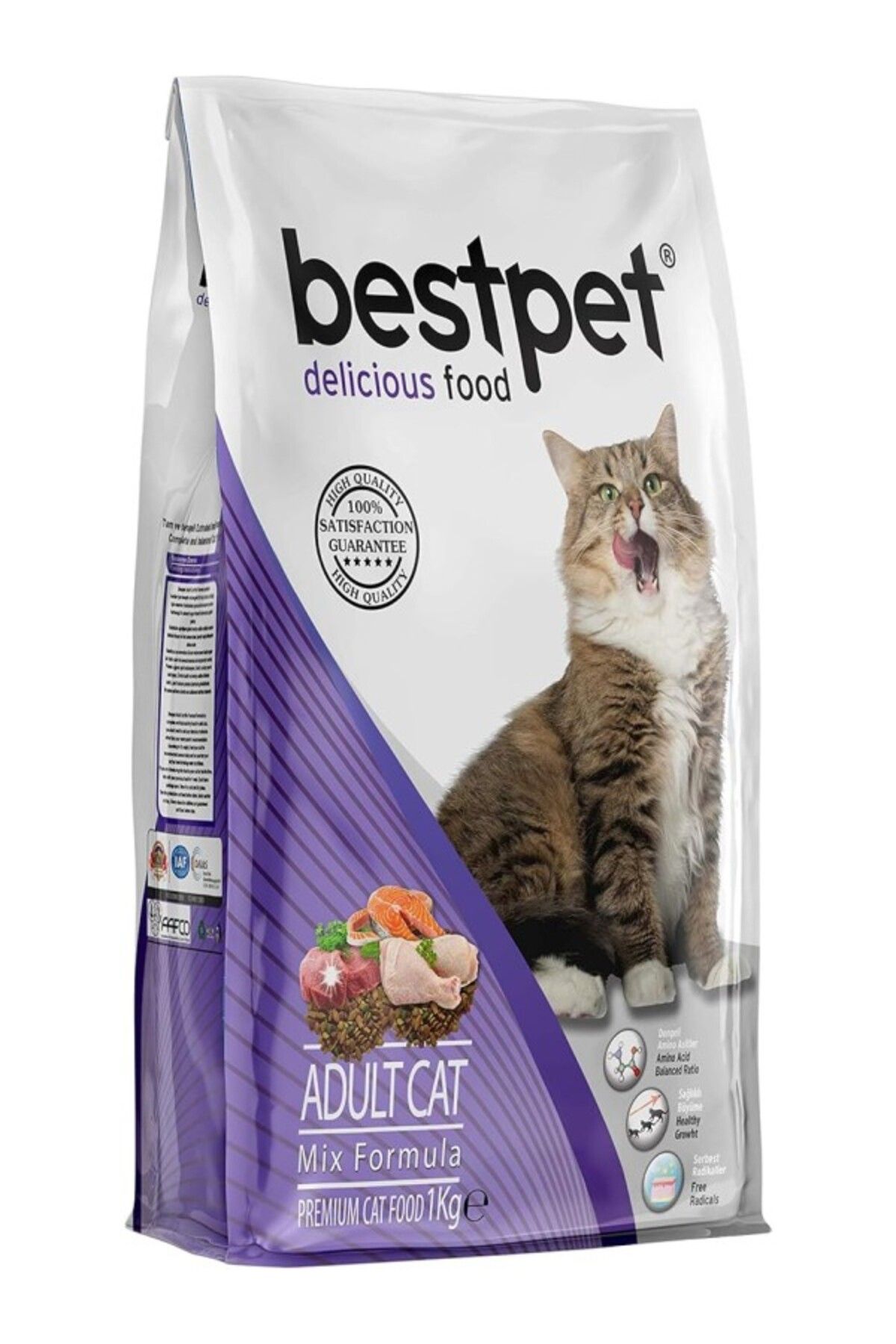 ShopZum Bestpet Tavuklu Kuzulu Ve Balıklı Mix Yetişkin Maması 15 Kg