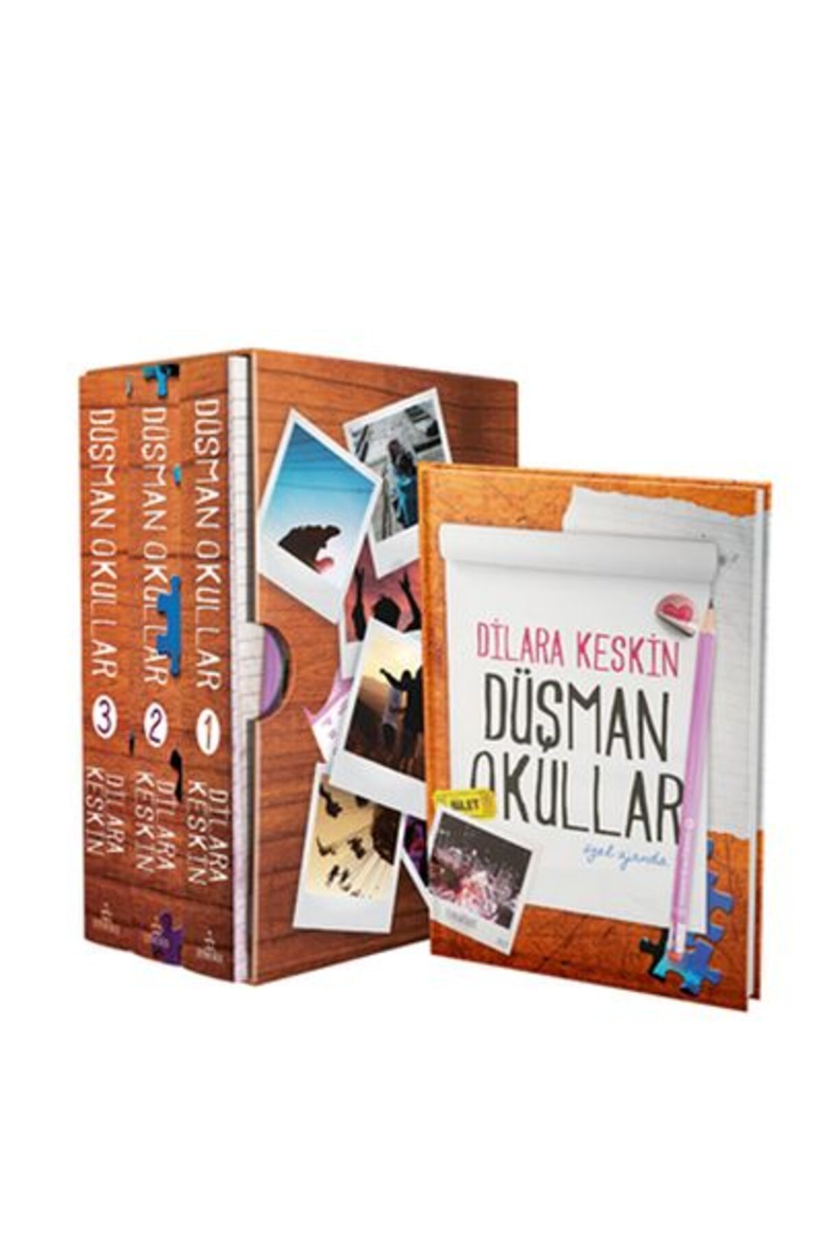 Ephesus Yayınları Düşman Okullar Seti - 3 Kitap Takım Ciltsiz