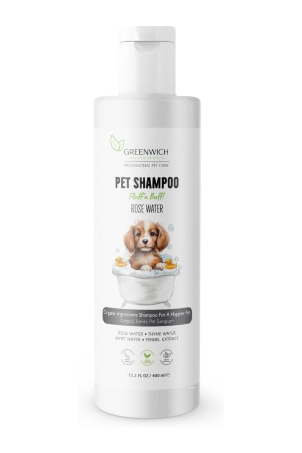 ShopZum Greenwich Organik Içerikli Kedi Köpek Şampuanı 400 ml | Pati Ve Vücut | Tüy Dökme Karşıtı, Tahriş V