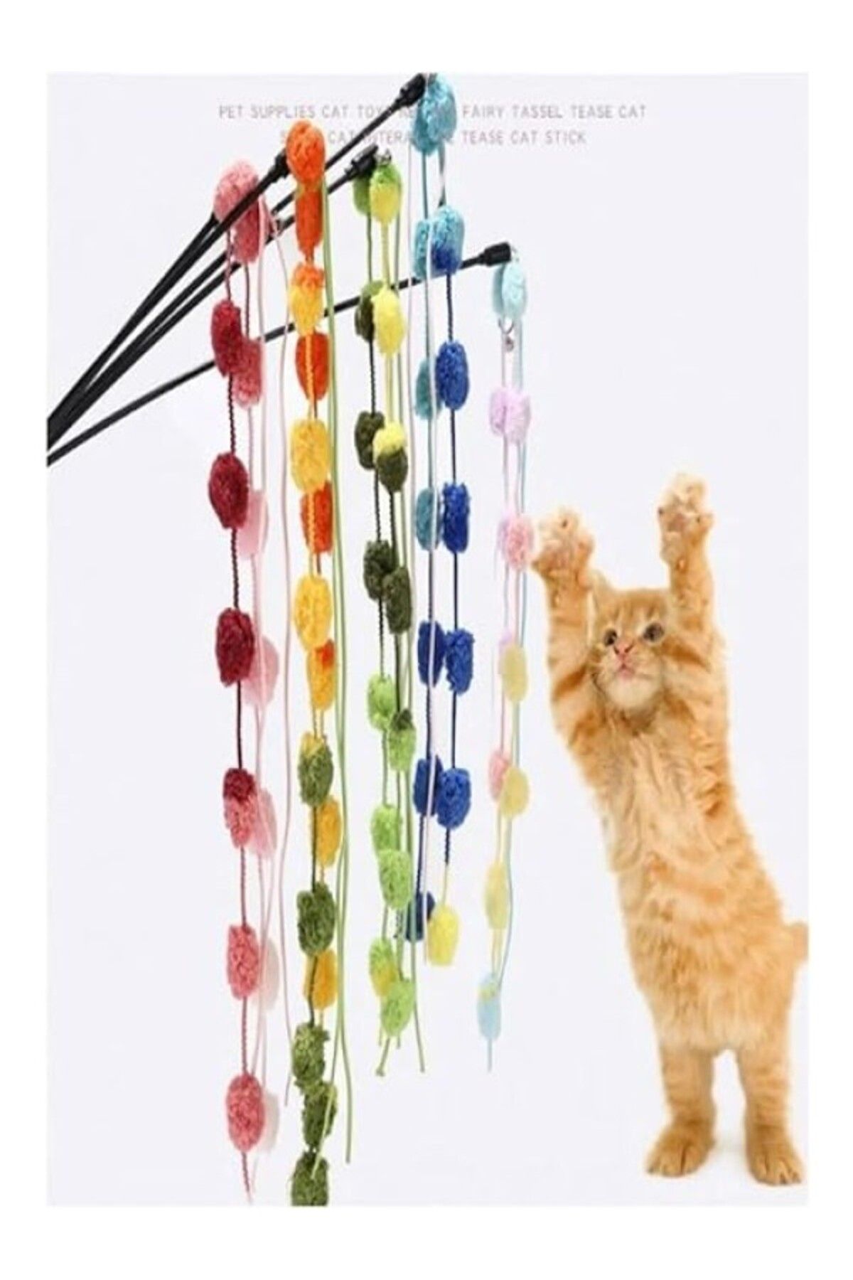 ShopZum 50 Cm Çıngıraklı Oyun Oltası 1 Adet