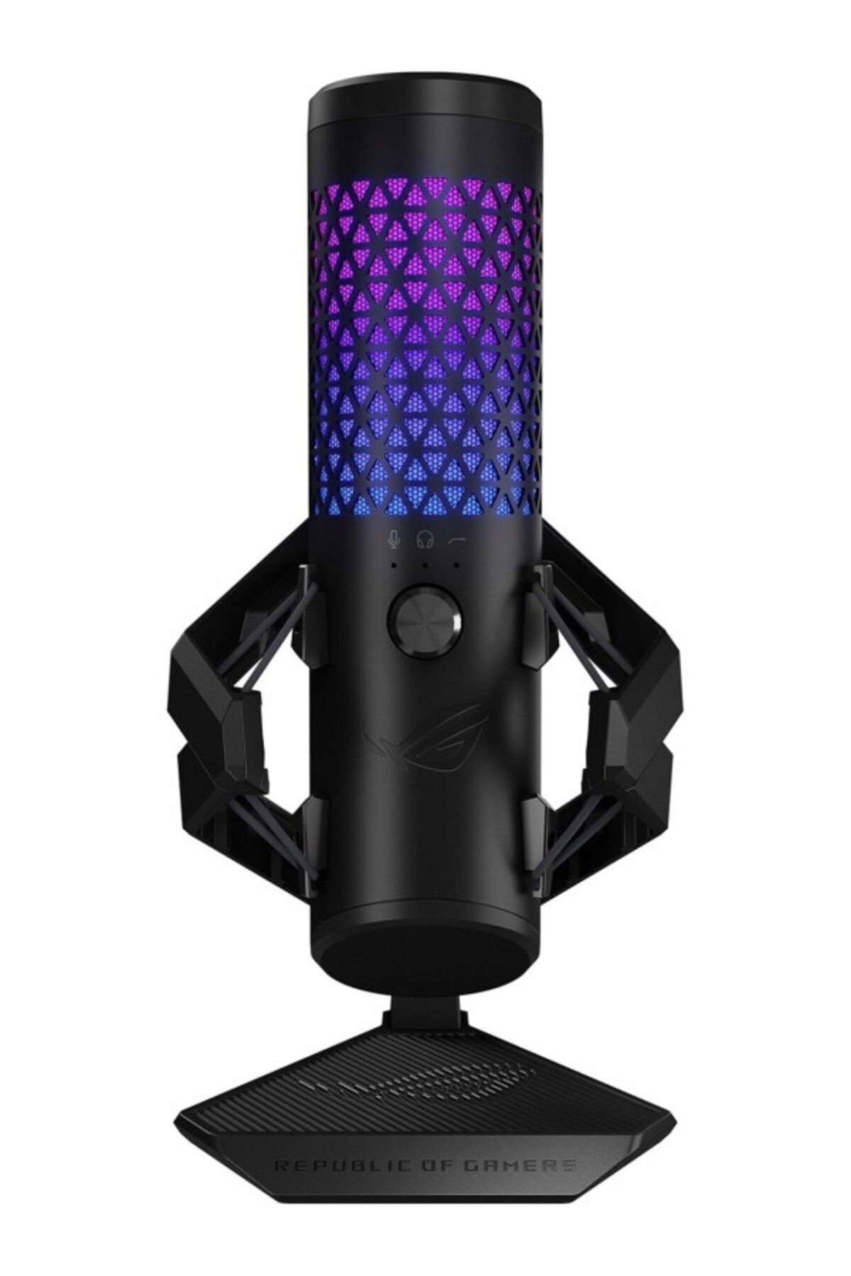 ShopZum Rog Carnyx Profesyonel Kardioid Kondenser Oyun Mikrofonu 25 Mm Konddenser Kapsül Aura Sync Rgb Prof