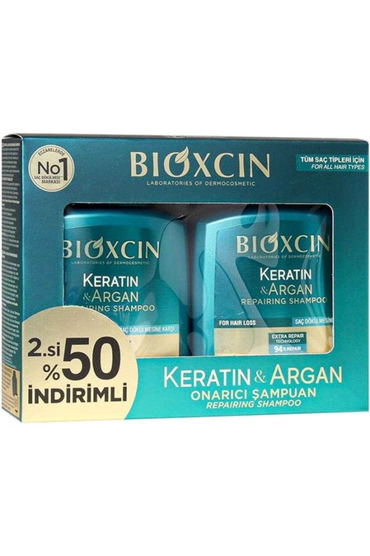 ShopZum Keratin Argan Şampuan 300 Ml 2.Si%50