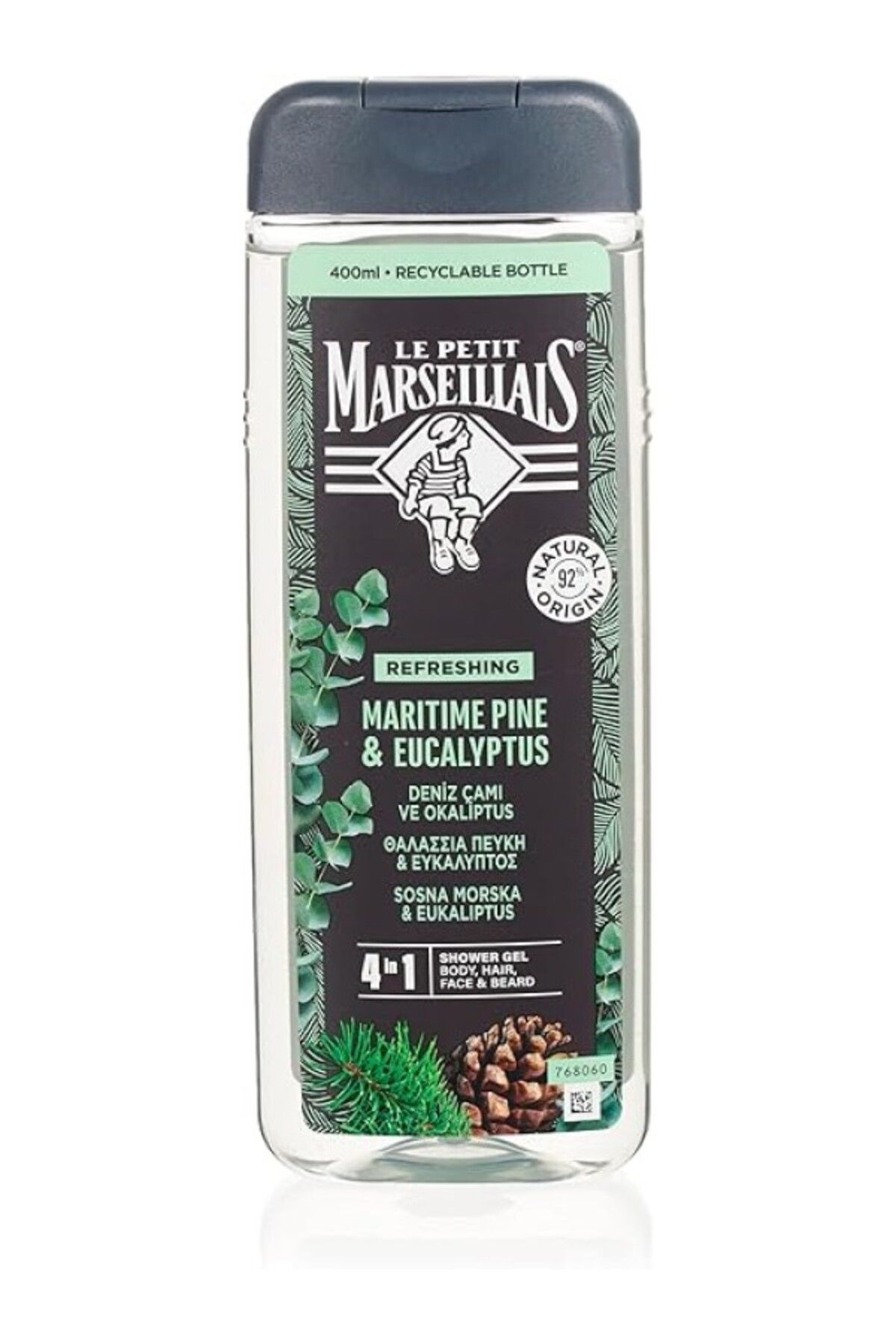 ShopZum Le Petit Marseillais Lpm Deniz Çamı Ve Okaliptus 400 Ml Duş Jeli