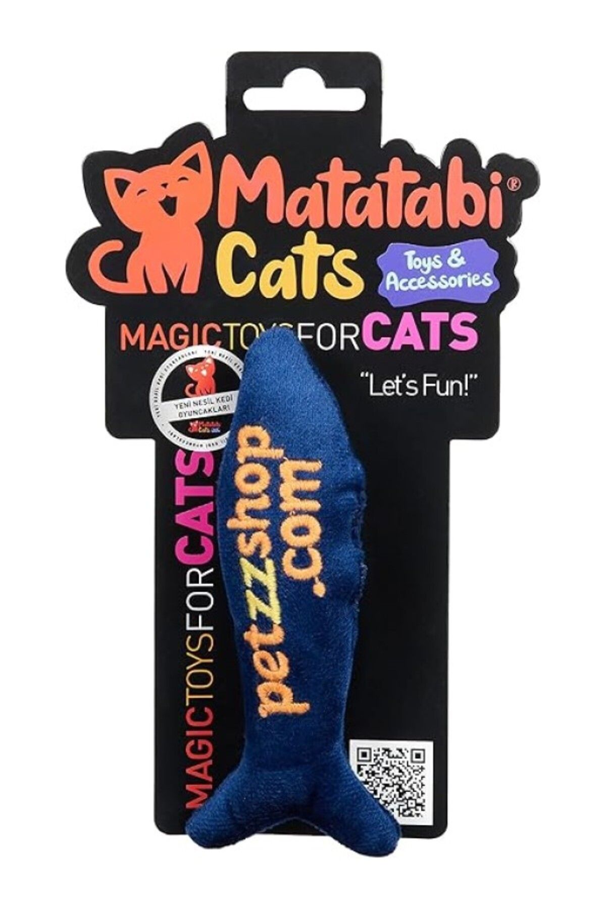 ShopZum Matatabi Cats Jr.Fish Balık Şekilli Oyuncağı 15Cm