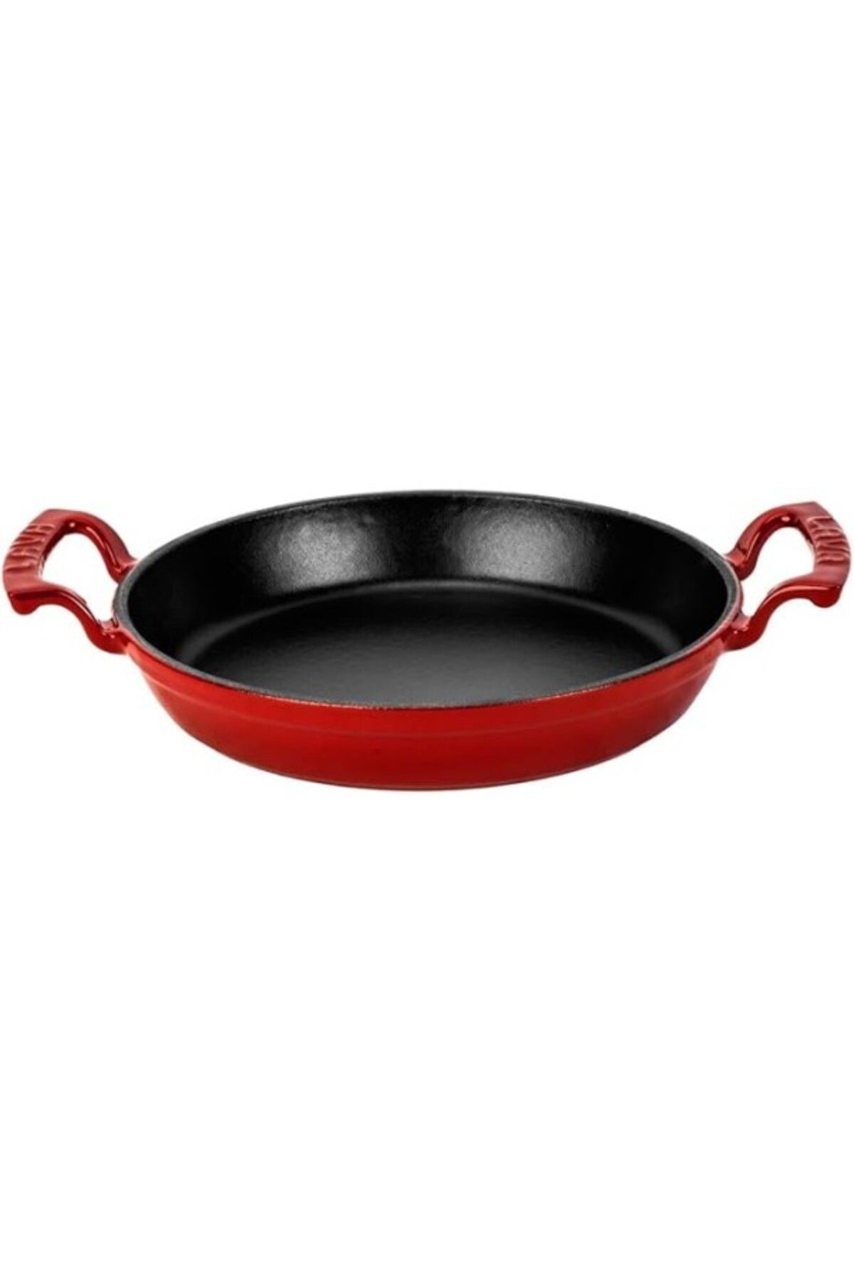 ShopZum Metal Lv Y Tv 20 Shn R Döküm Yuvarlak Sahan, 20 Cm, Kırmızı