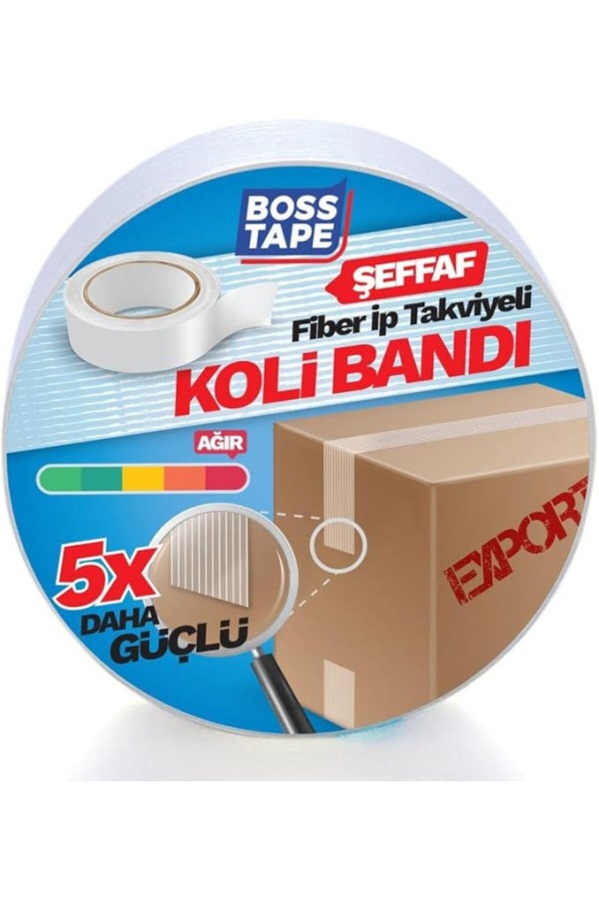 ShopZum Tape İp Takviyeli Çok Güçlü Koli Bandı En:45Mm Boy:25Mt