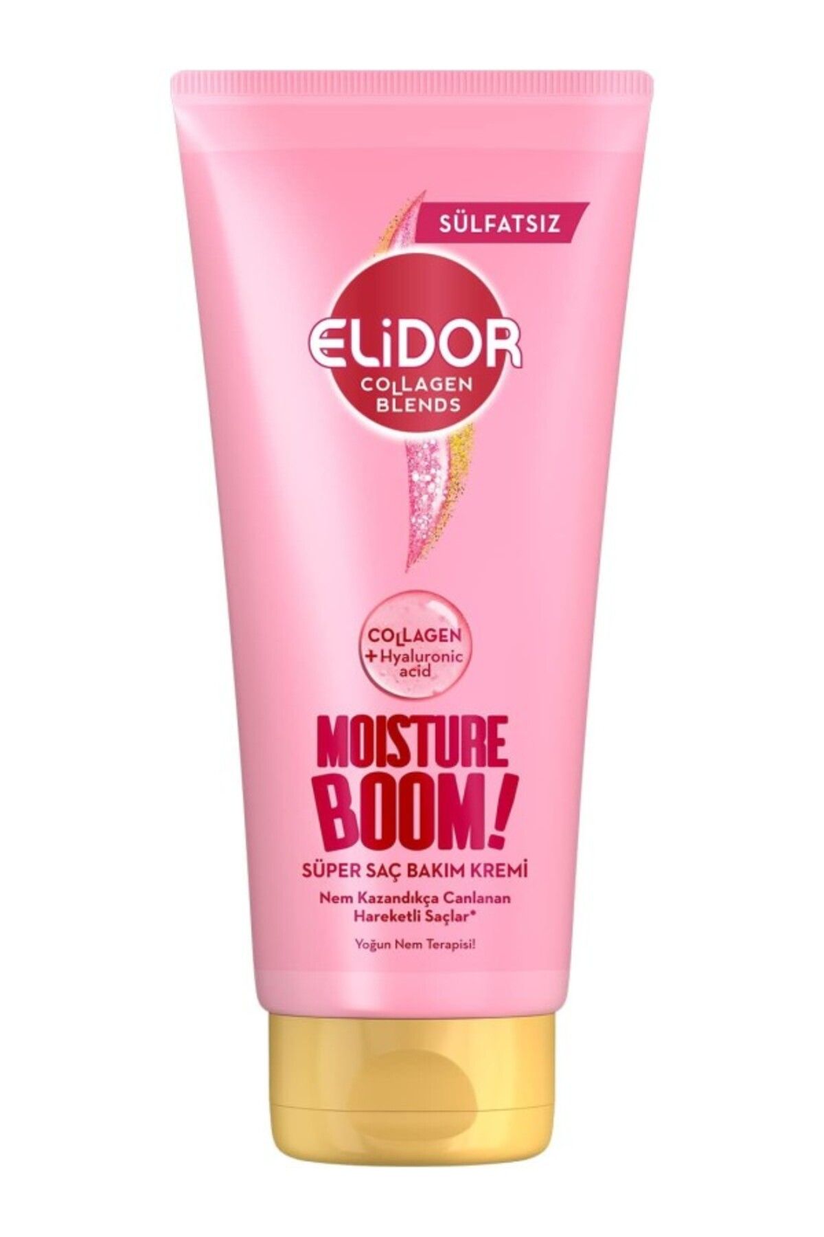 ShopZum Elidor Collagen Blends Sülfatsız Süper Saç Bakım Kremi Moisture Boom Yoğun Nem Terapisi 170 Ml