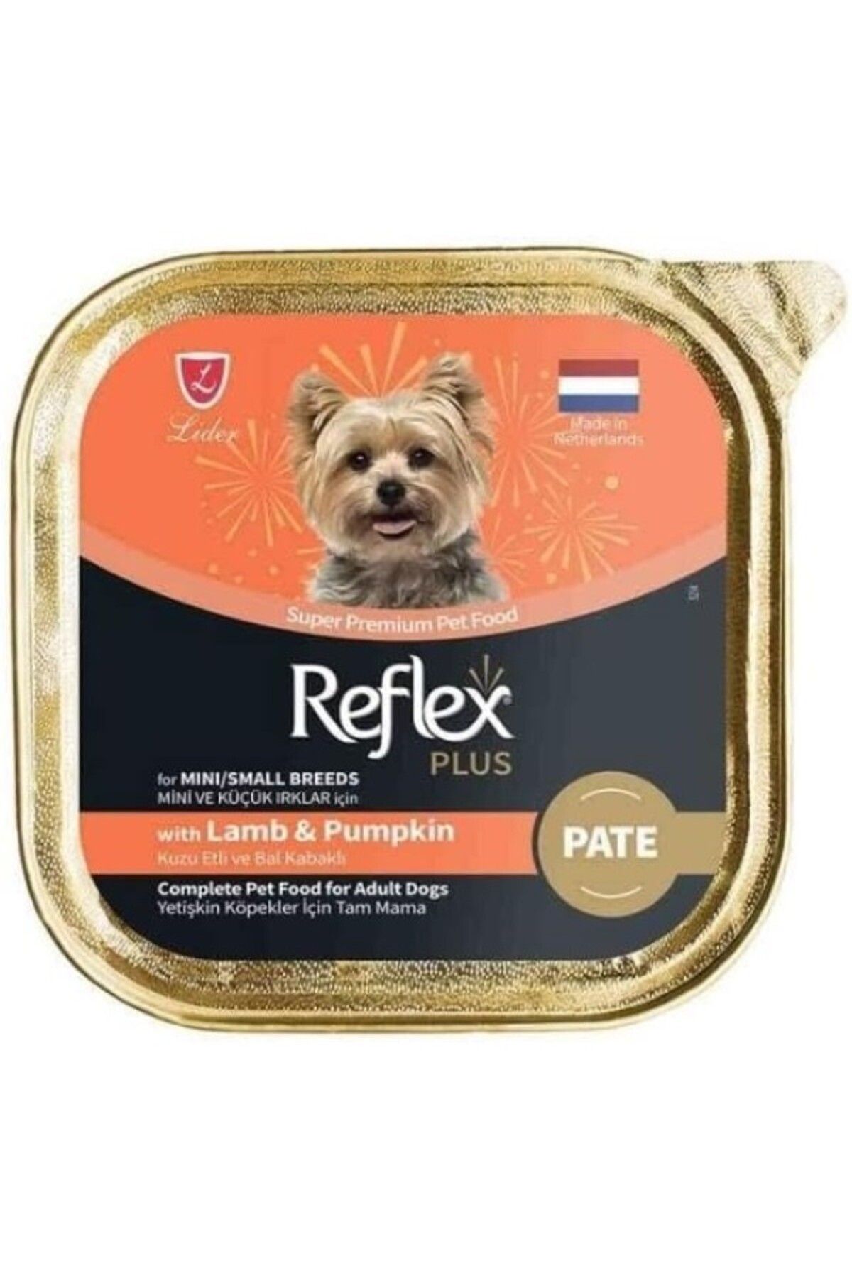 ShopZum Plus Pate Kuzu Kabak Mini Küçük Irk Yetişkin Köpek Maması 85 Gr