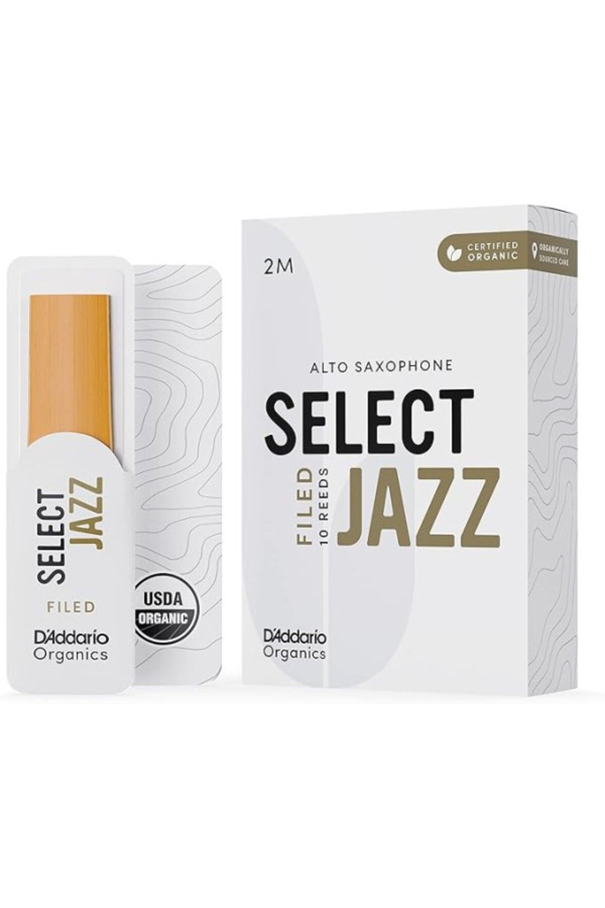 ShopZum D&Apos;Addario Organik Select Jazz Filed Alto Saksafon Dilleri - Saksafon Boruları - İlk Ve Tek Org