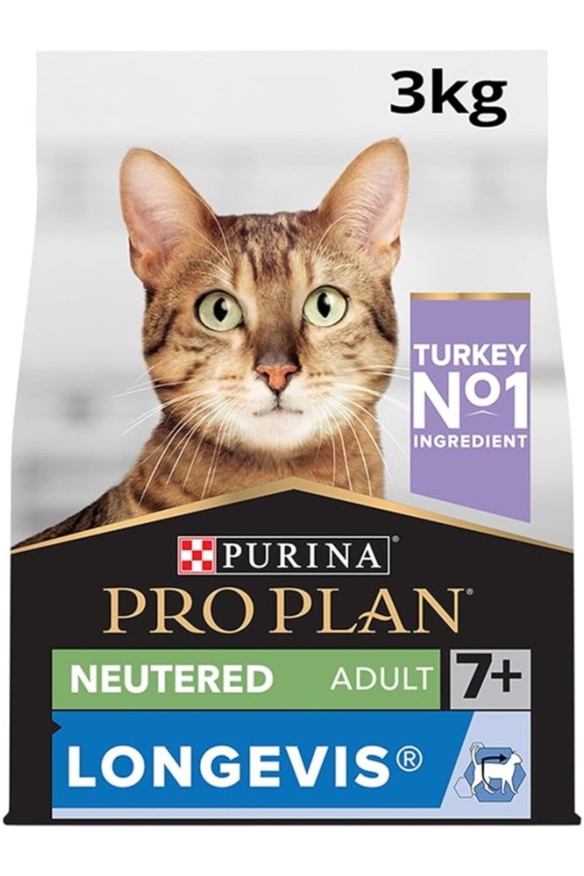 ShopZum Pro Plan Senior Hindili Kuru Kısırlaştırılmış Maması 3 Kg