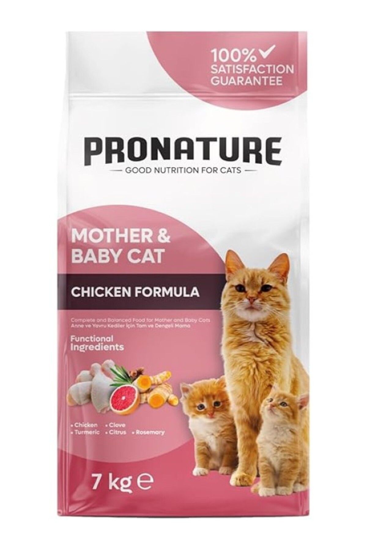 ShopZum Pronature Tavuklu Mother And Baby Kedi Maması 7kg