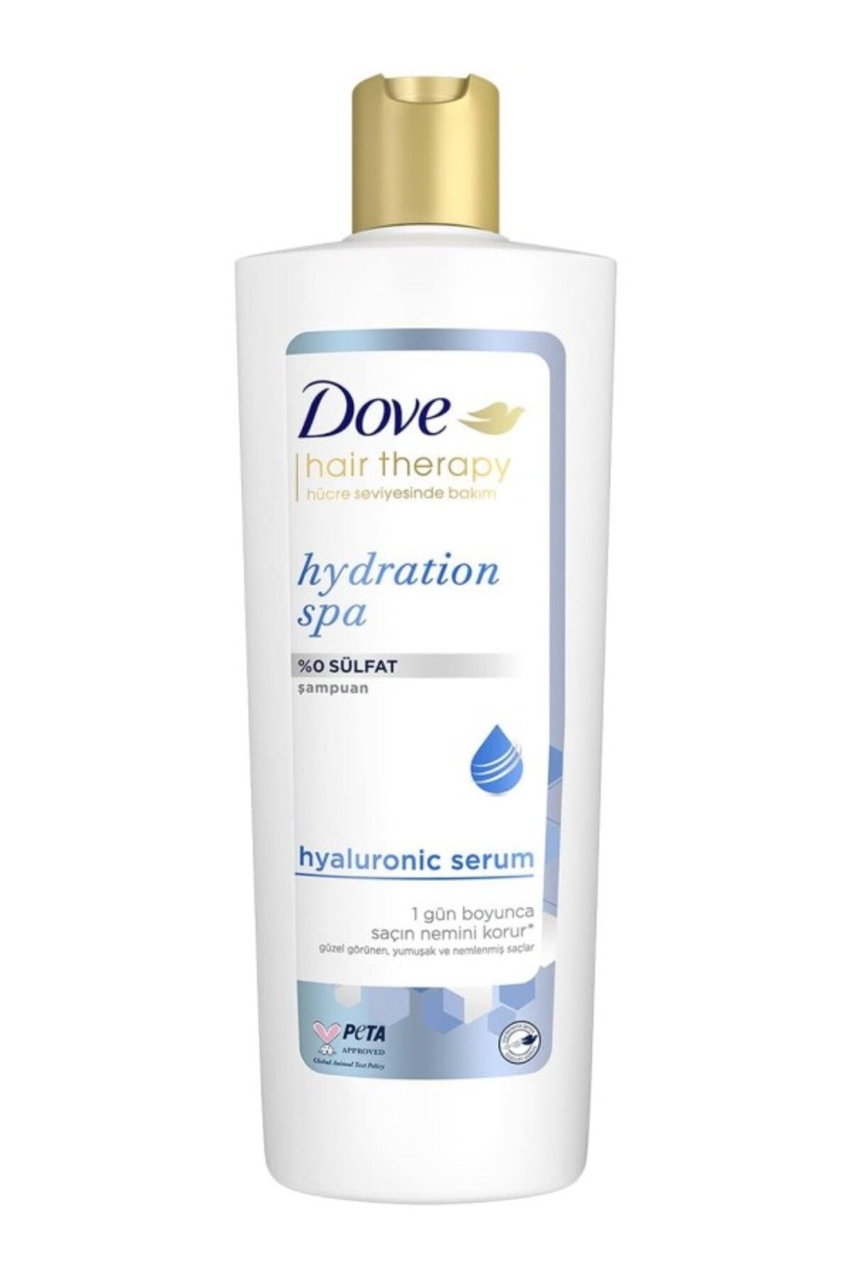 ShopZum Dove Hair Therapy Sülfatsız Saç Bakım Şampuanı Hydration Spa Nemlendirici 350 Ml