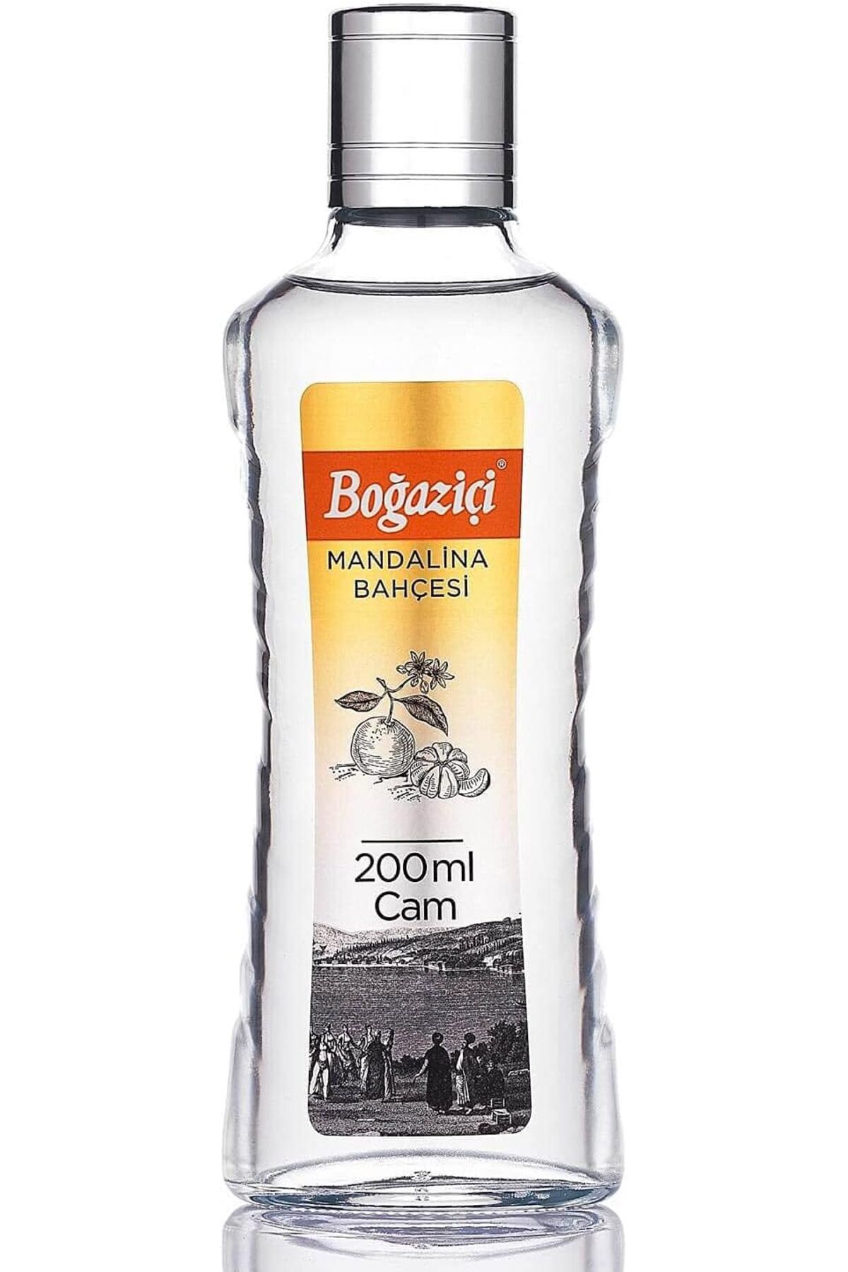 Boğaziçi Kolonya Mandalina Cam Şişe 200 ml.