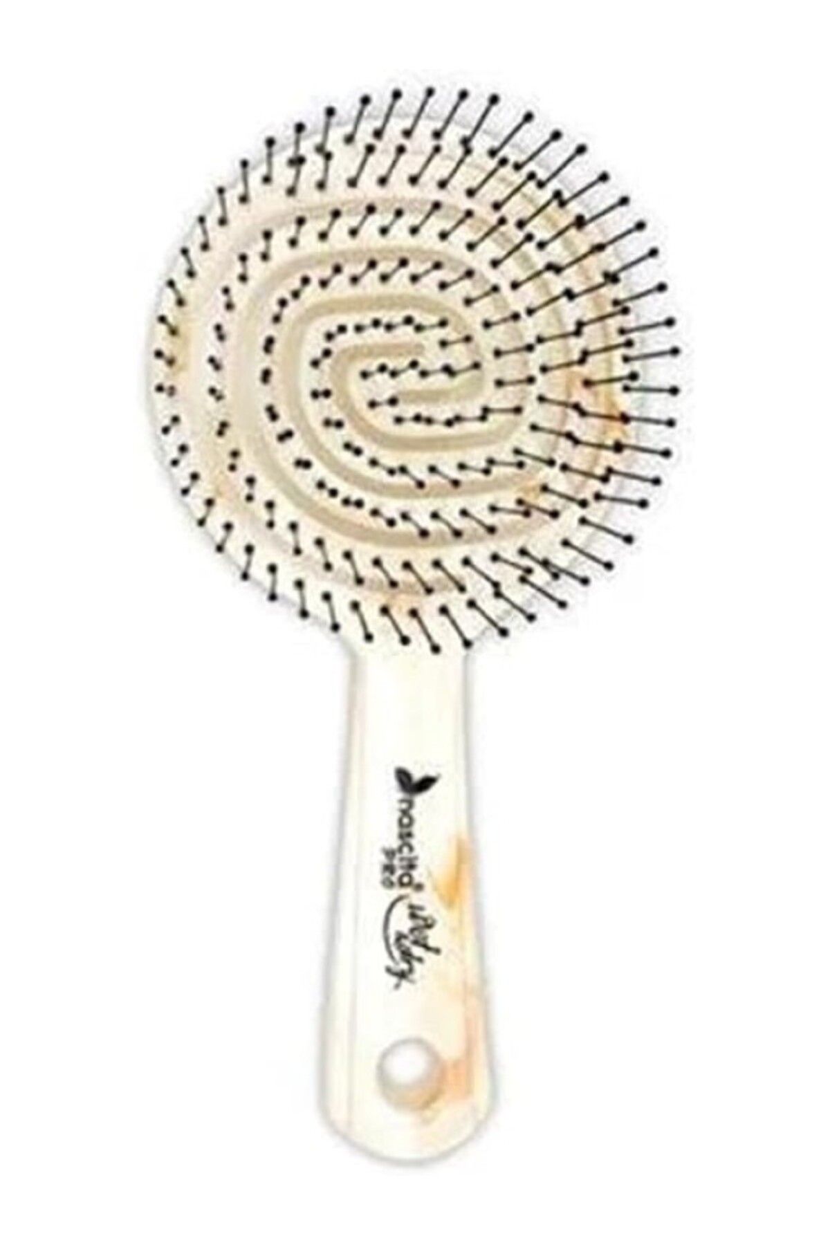 ShopZum Pro Üç Boyutlu Oval Saç Fırçası - 16 Beyaz