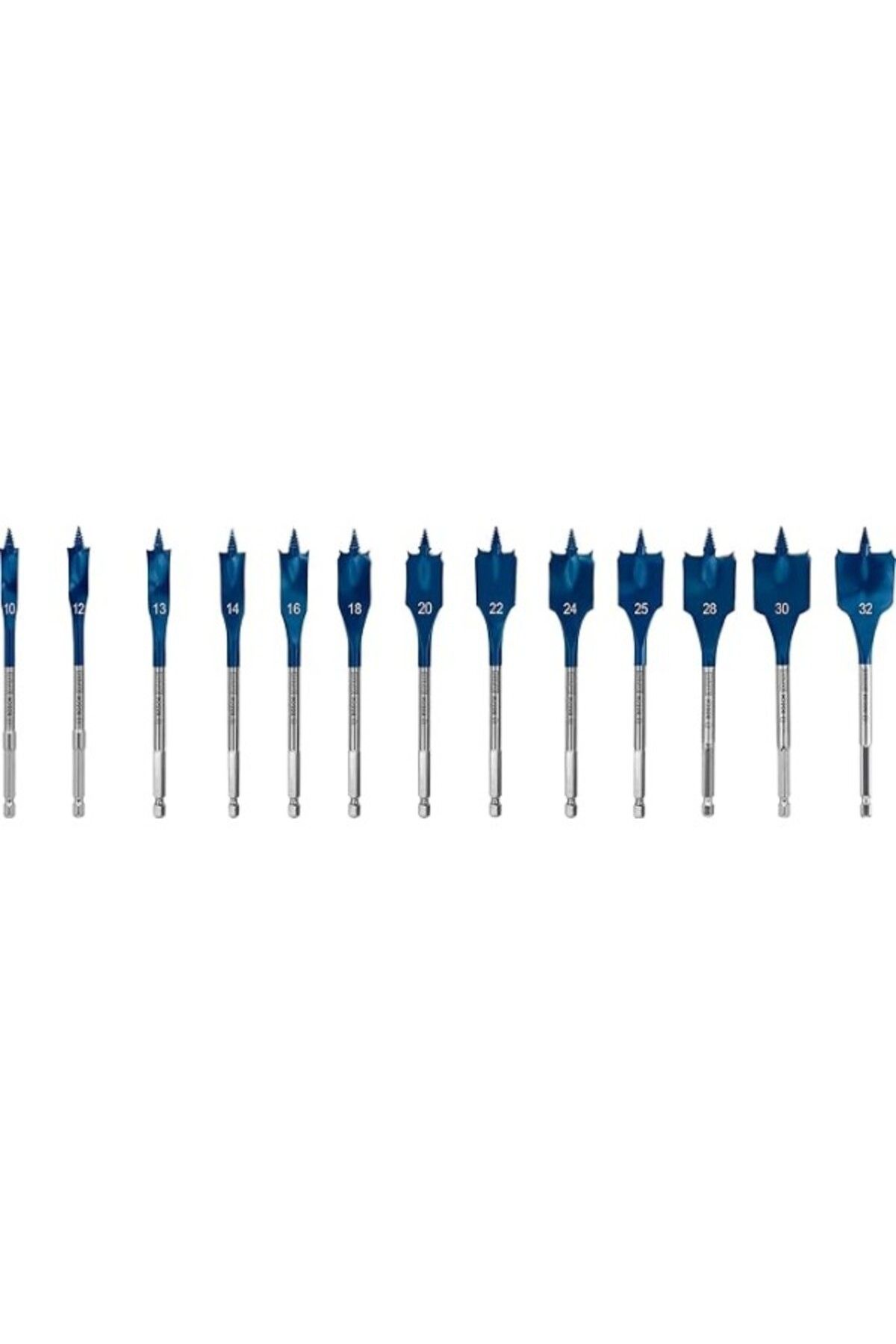 ShopZum Bosch Accessories 13 X Expert Selfcut Speed Yassı Freze Ucu Seti (yumuşak Ahşap, Kaba Sunta, Çap