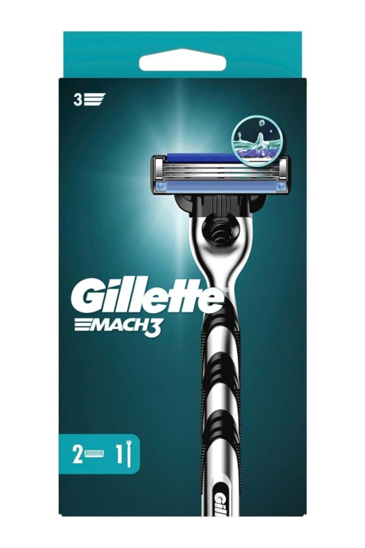 ShopZum Mach3 Tıraş Makinesi + 2 Adet Yedek Tıraş Bıçağı