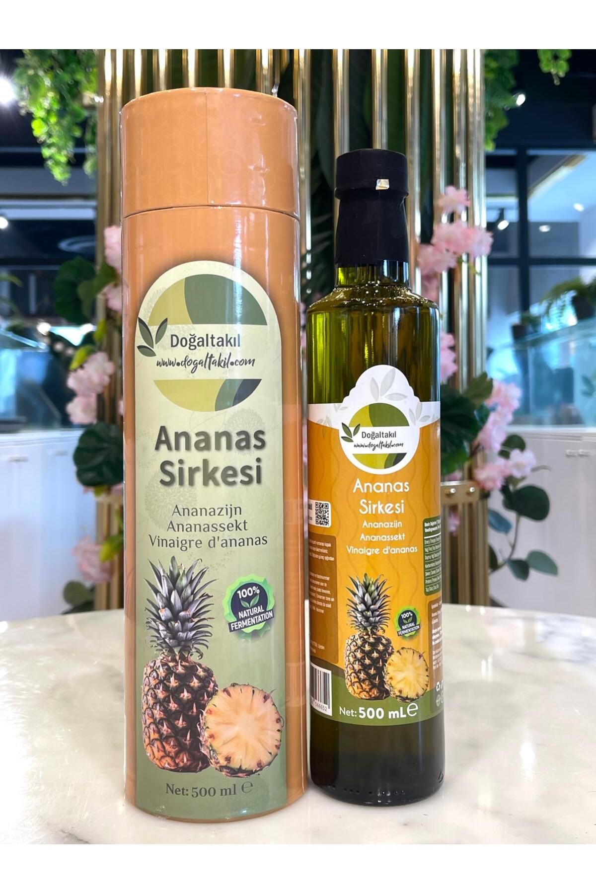 Doğaltakıl Ananas Sirkesi (Doğal Fermente 500ml)