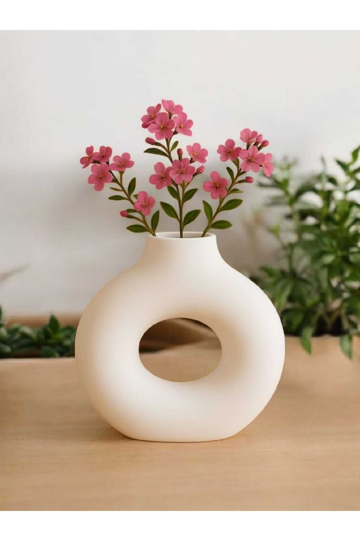 AYŞEM Minimal Bohem Dekoratif Vazo,Hediyelik,10 cm
