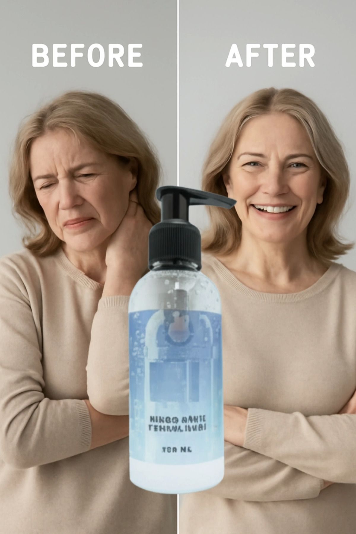 MELFSHOP Ağrısız Yaşam Jeli Vücut Adale Iskelet Sızıları Için Bakım Masaj Jel 150 ml