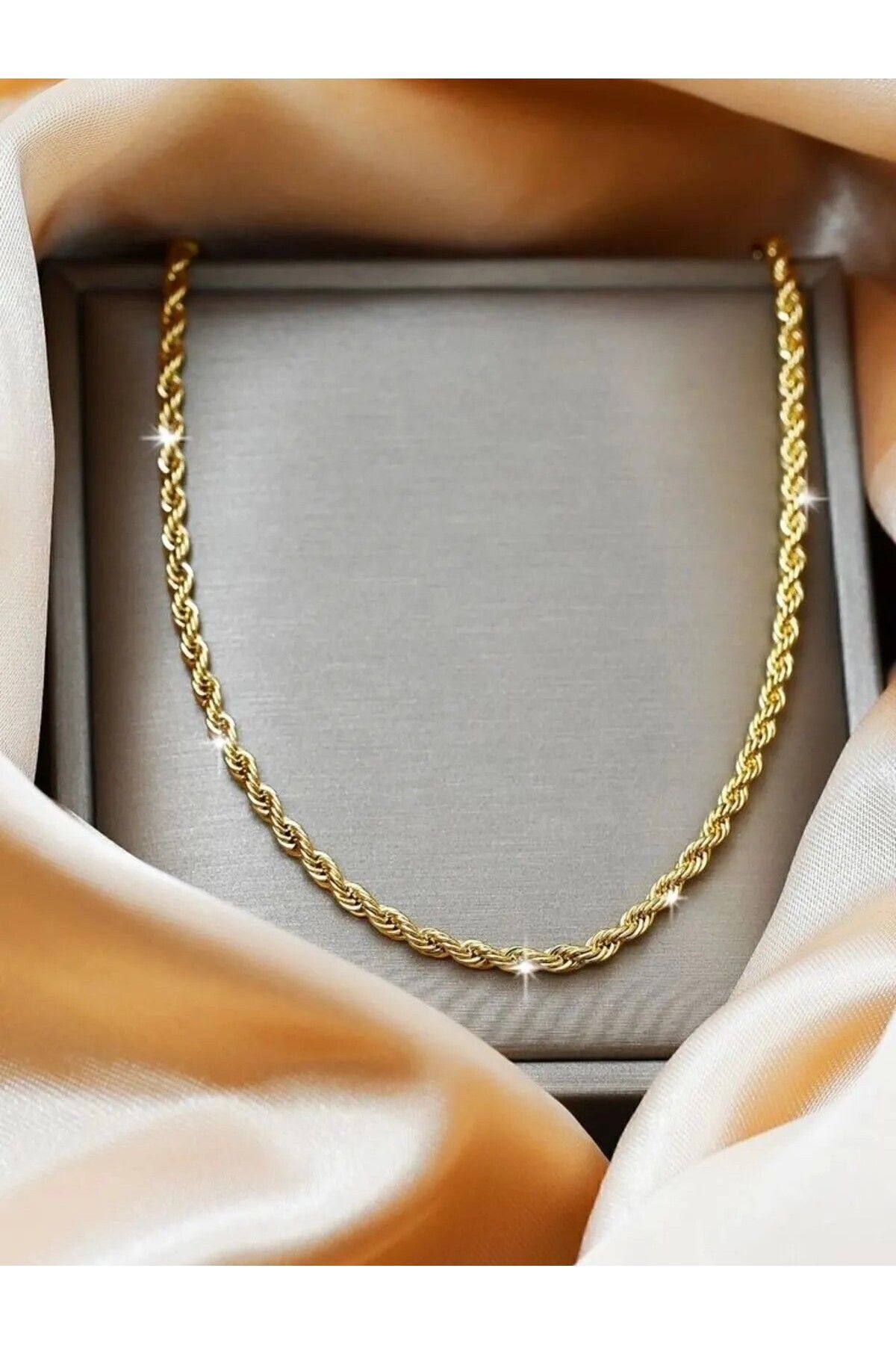 HEYjewelry Kadın Çelik Burgu Kolye A+ Kalite