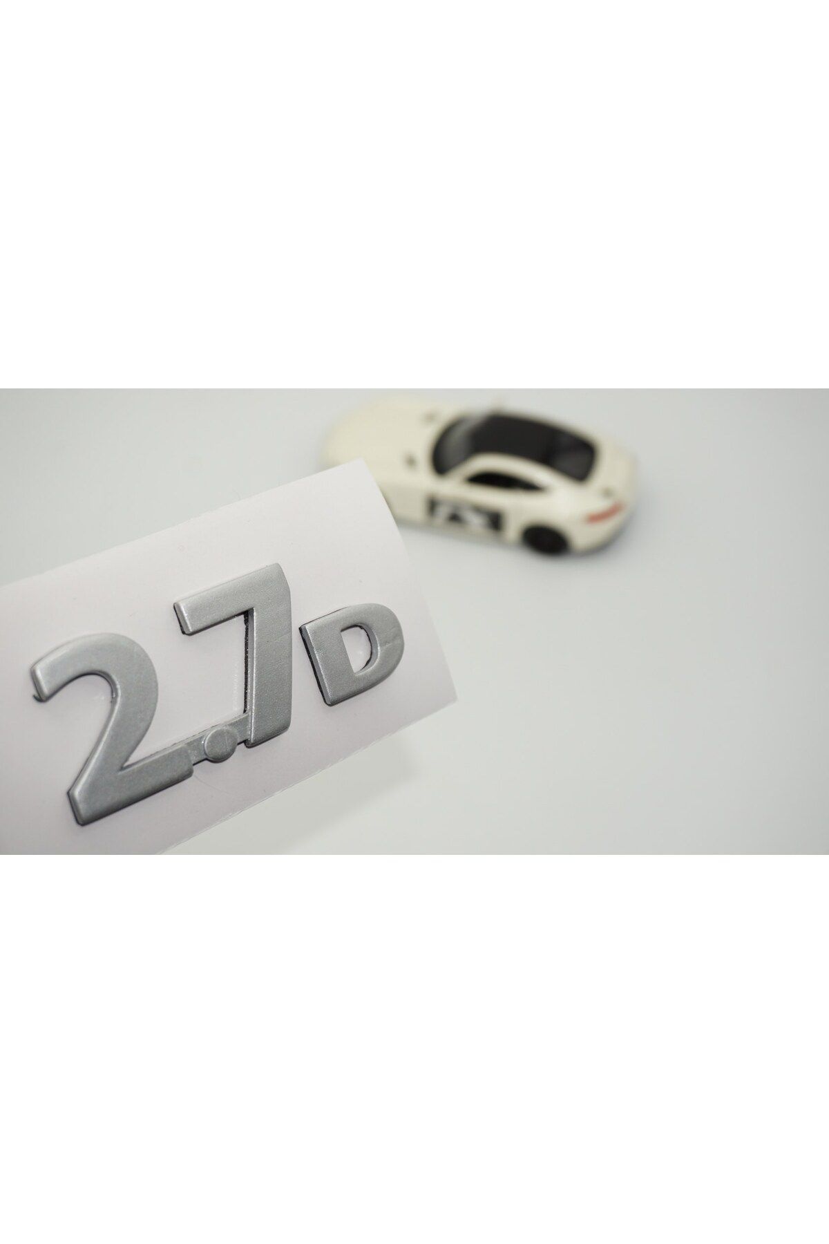 DK Tuning 2.7D Gri ABS Bagaj Yazı Logo Arma Jaguar İle Uyumlu