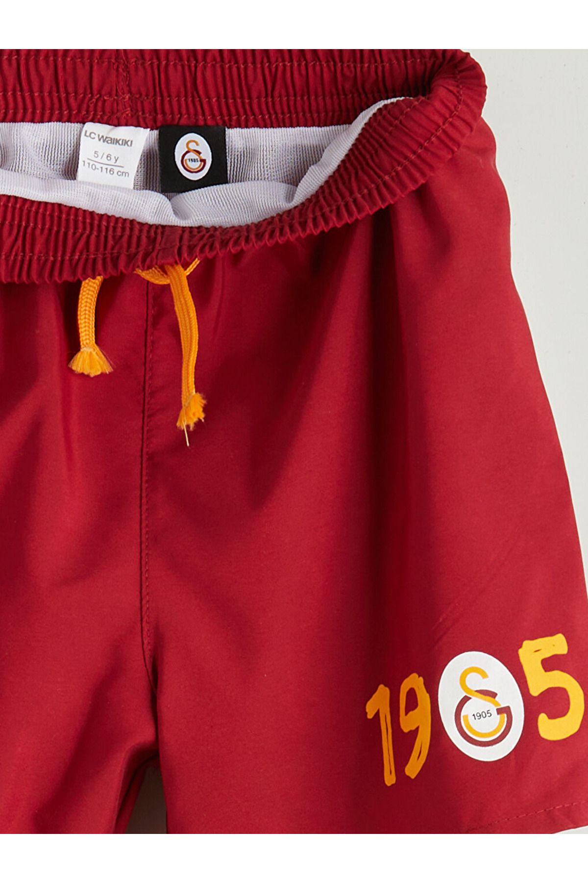 LCW Kids Sari Galatasaray Baskılı Erkek Çocuk Yüzme Üst ve Şort 2'li - 7