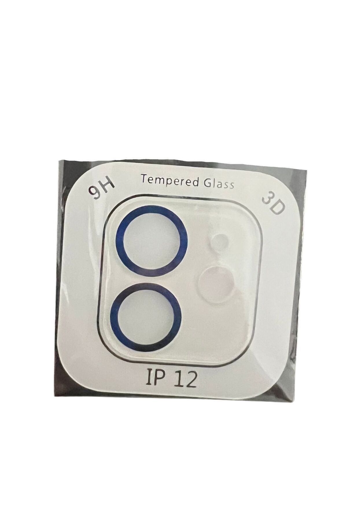 merland benvecocuk İphone 12 Rainbow Kamera Lens Koruma Cam Mavi - Lisinya