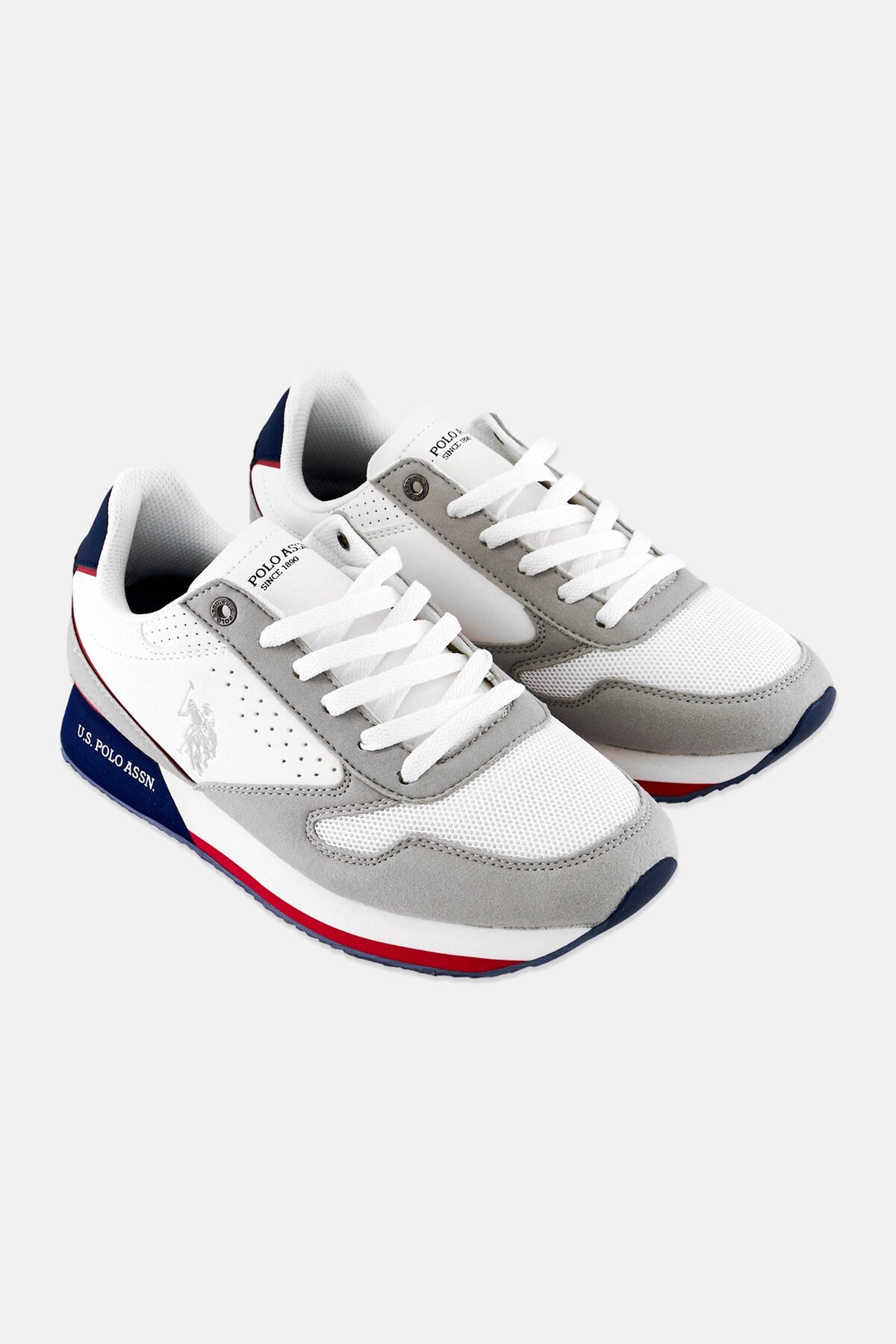 کفش‌های مردانه بنددار با لوگوی برند، چرم جیر ریز، چندرنگ