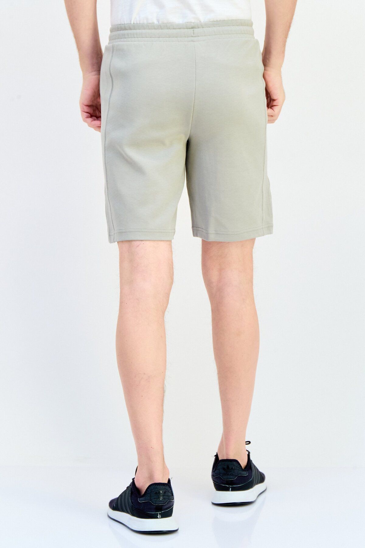 Puma-Men Sportswear Fit Drawstring Outdoor Shorts, Grey 3
