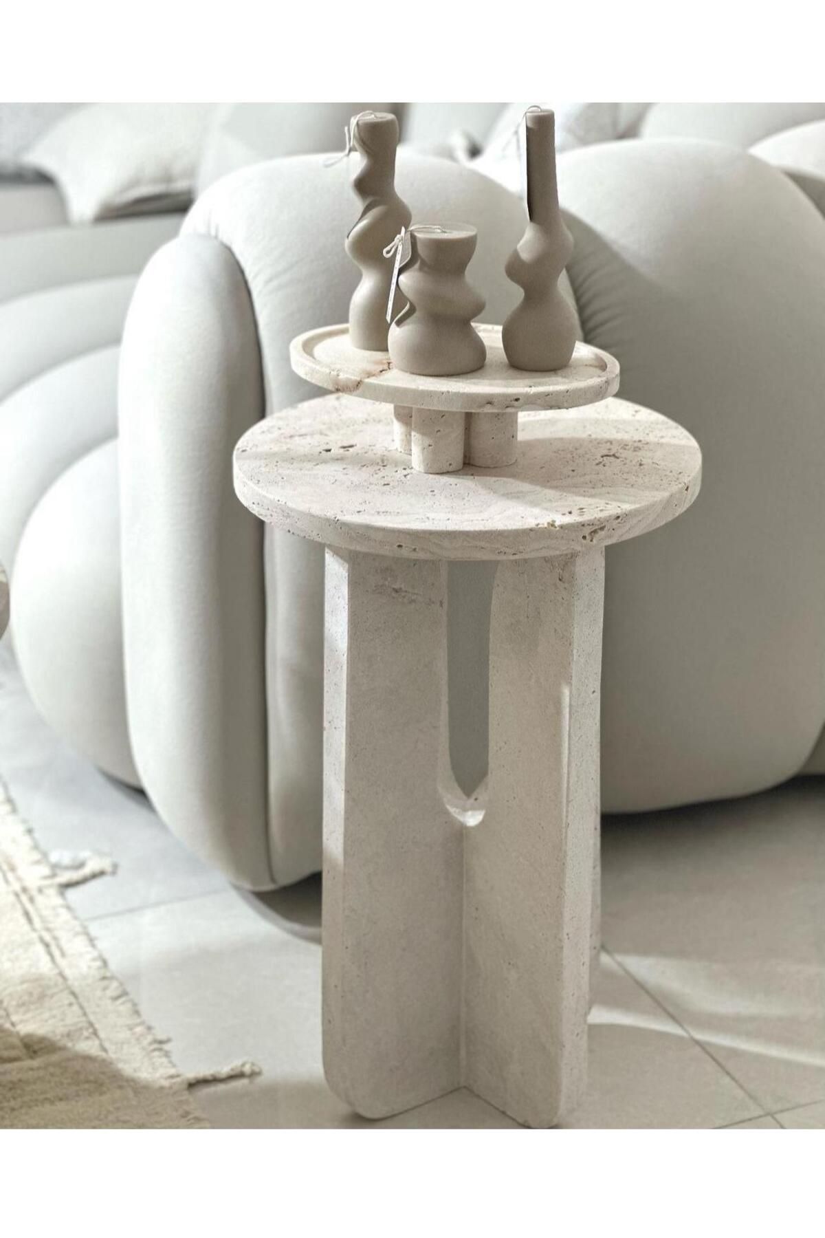 SCA CANDLE Dekoratif Mum eğilimli Model üçlü Set Antik Renk