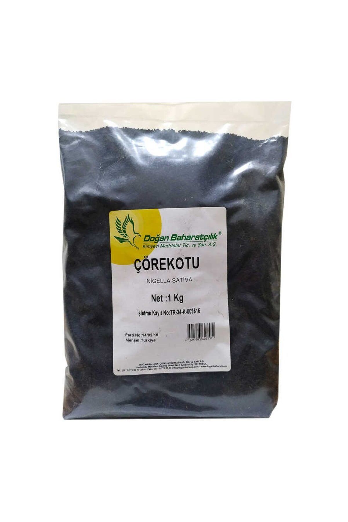 merland benvecocuk Çörek Otu Doğal Tane 1000 Gr Paket