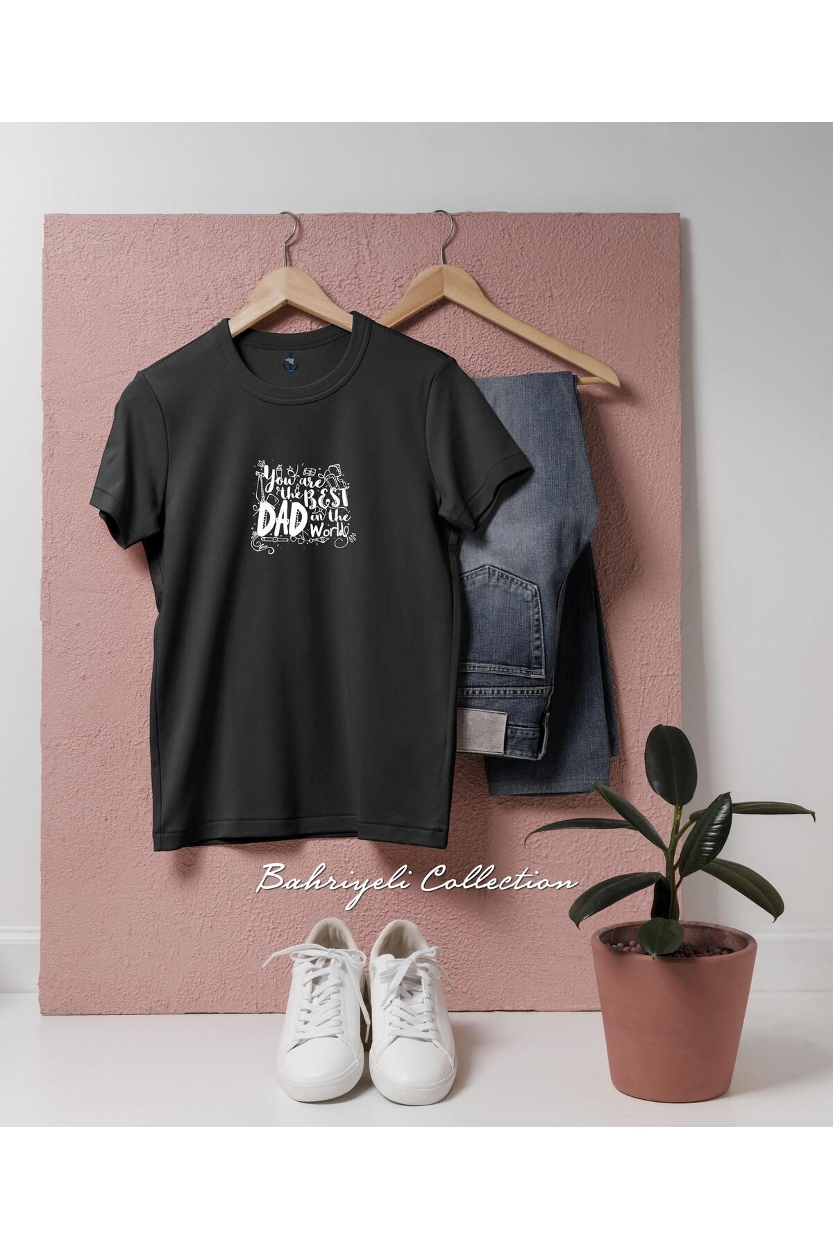 bahriyeli.jpeg Oversize Babalar Günü You are the best in the world Tasarımlı Unisex T-Shirt