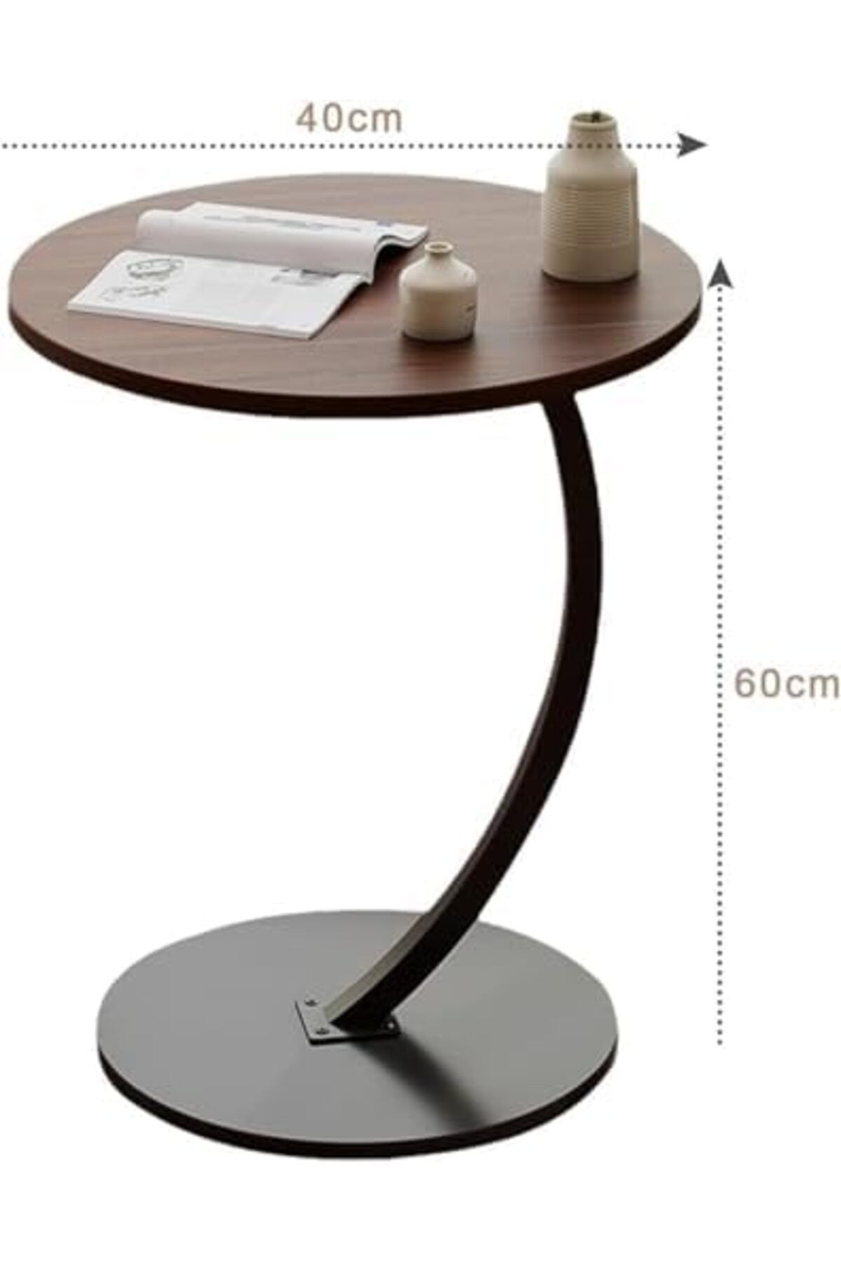 Generic-Corner Accent Side Table, Sofa Coffee Table, Nightstand, Sofa Side Snack Table, Bedside End Table, L 2