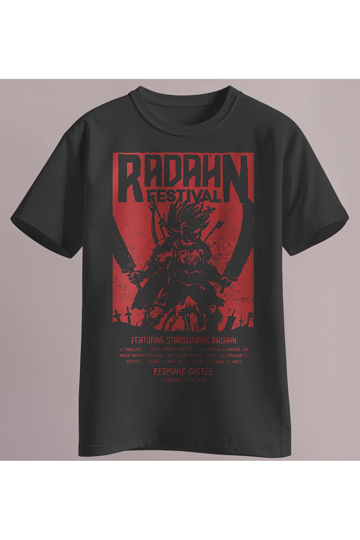 Ladrima Elden Ring Radahn Festival Baskılı Regular Size Tişört