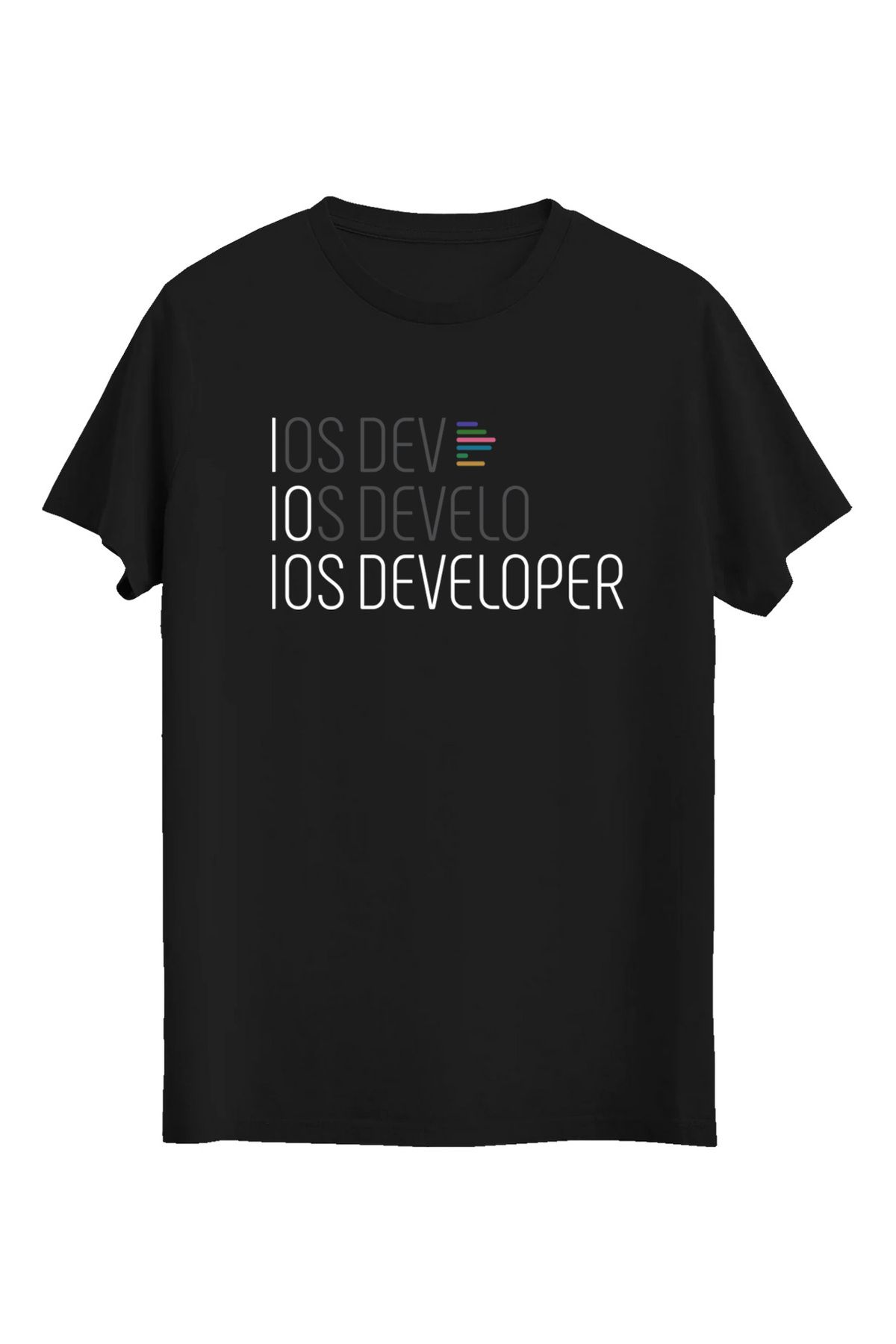 srcmarket Yazılımcılara Özel, IOS Developer Baskılı Unisex Tshirt