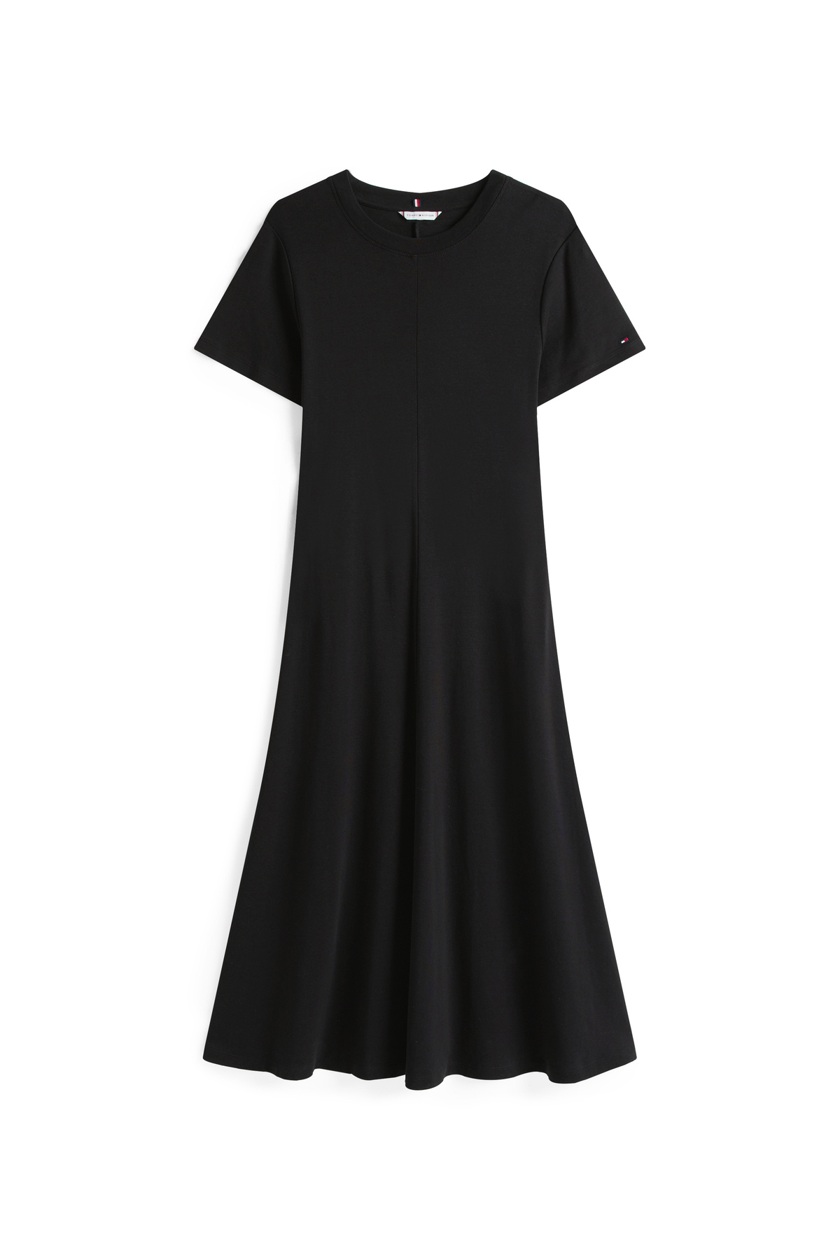 Tommy Hilfiger-Women Black Relaxed Fit Midi T-Shirt Dress 3
