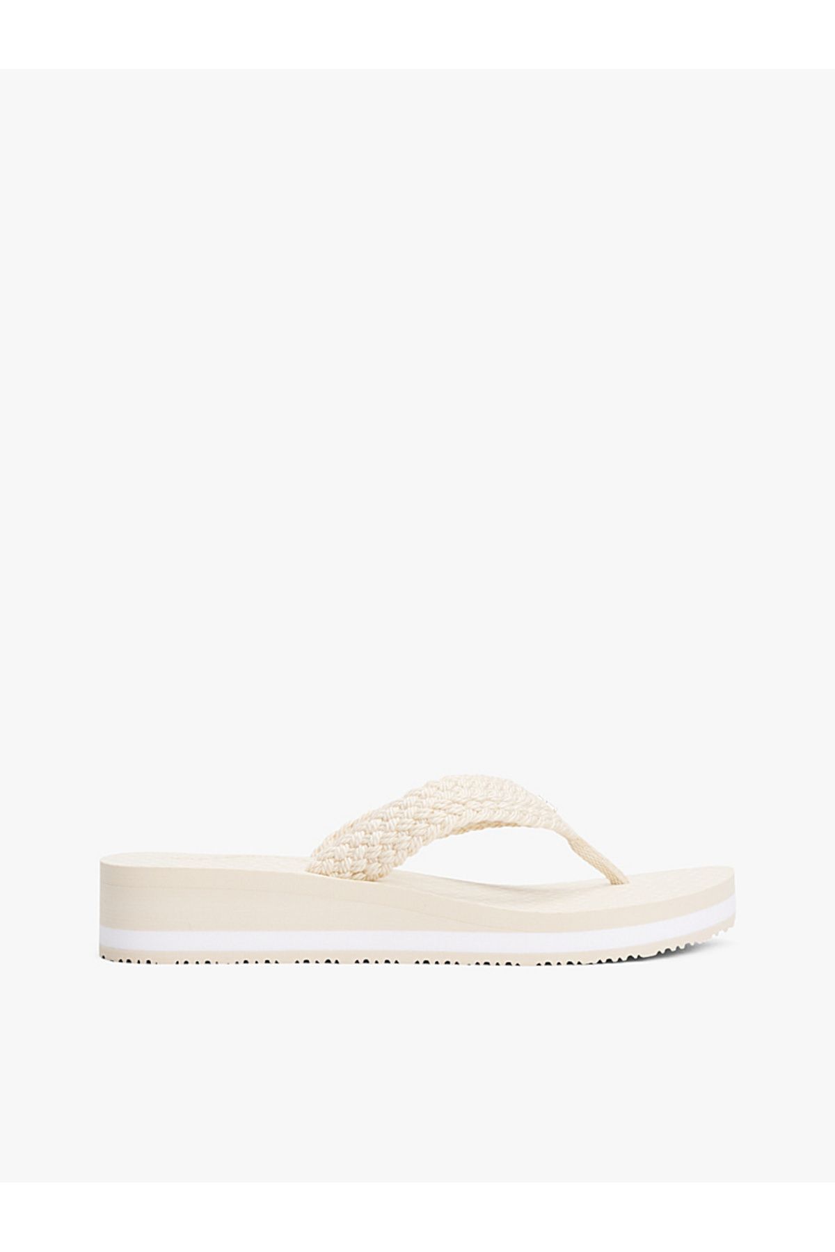 Tommy Hilfiger TH Monogram Crochet Wedge Flip-Flops