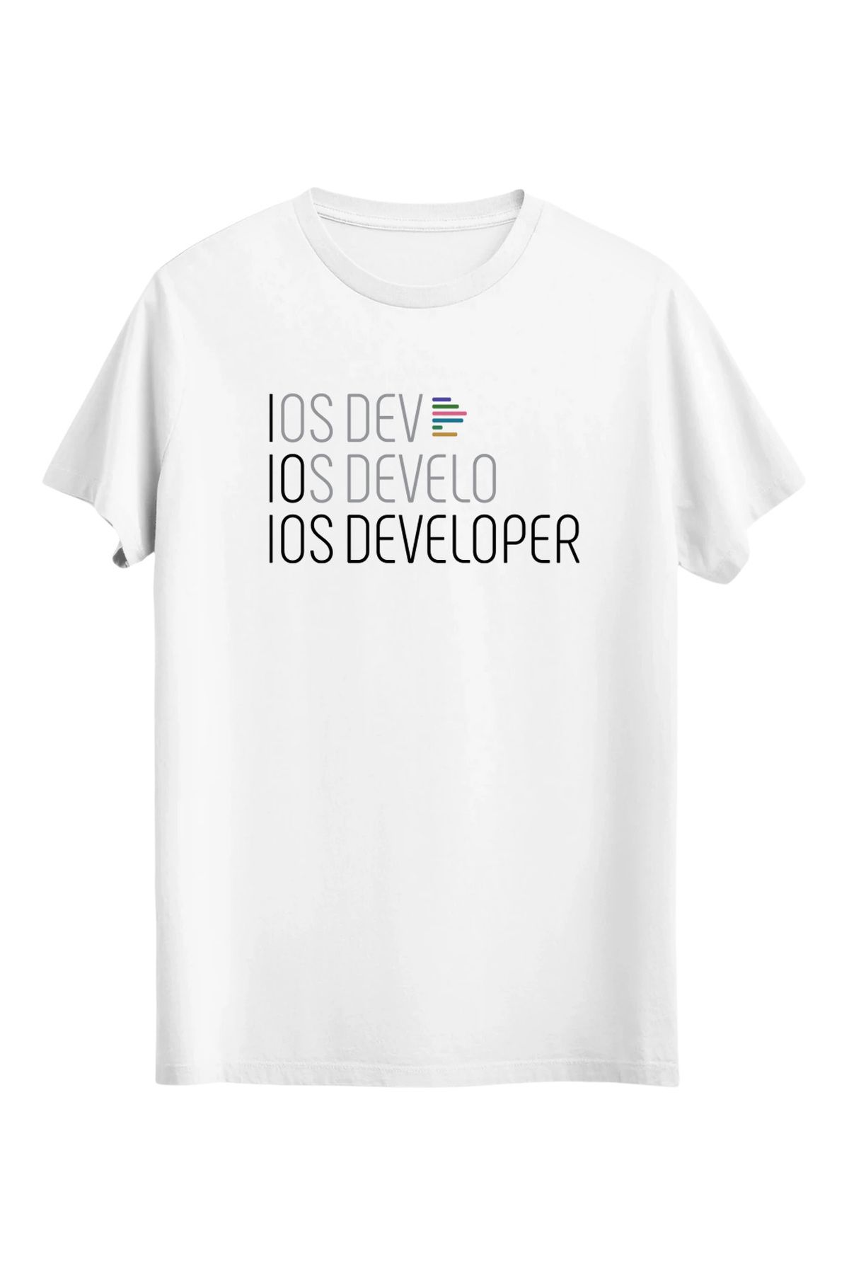 srcmarket Yazılımcılara Özel, IOS Developer Baskılı Unisex Tshirt