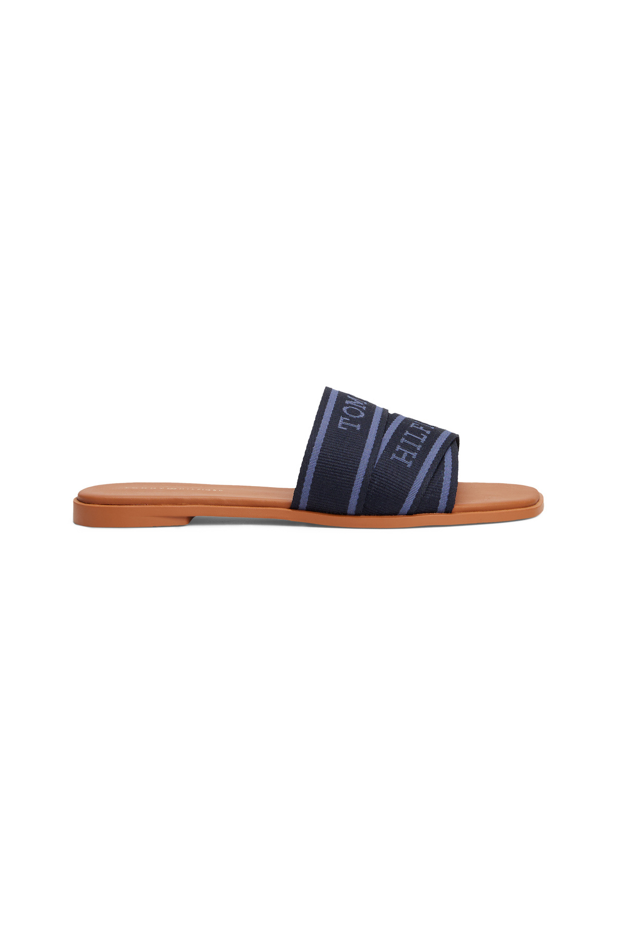 Tommy Hilfiger-Tommy Hilfiger Women Space Blue Webbing Flat Sandals 5