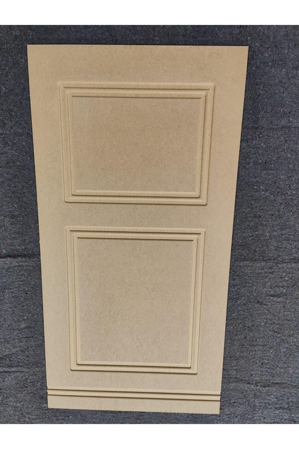 ESY LİNE Ahşap Boyanabilir Duvar Paneli Dekoratif Duvar Paneli Modelleri (54x103)