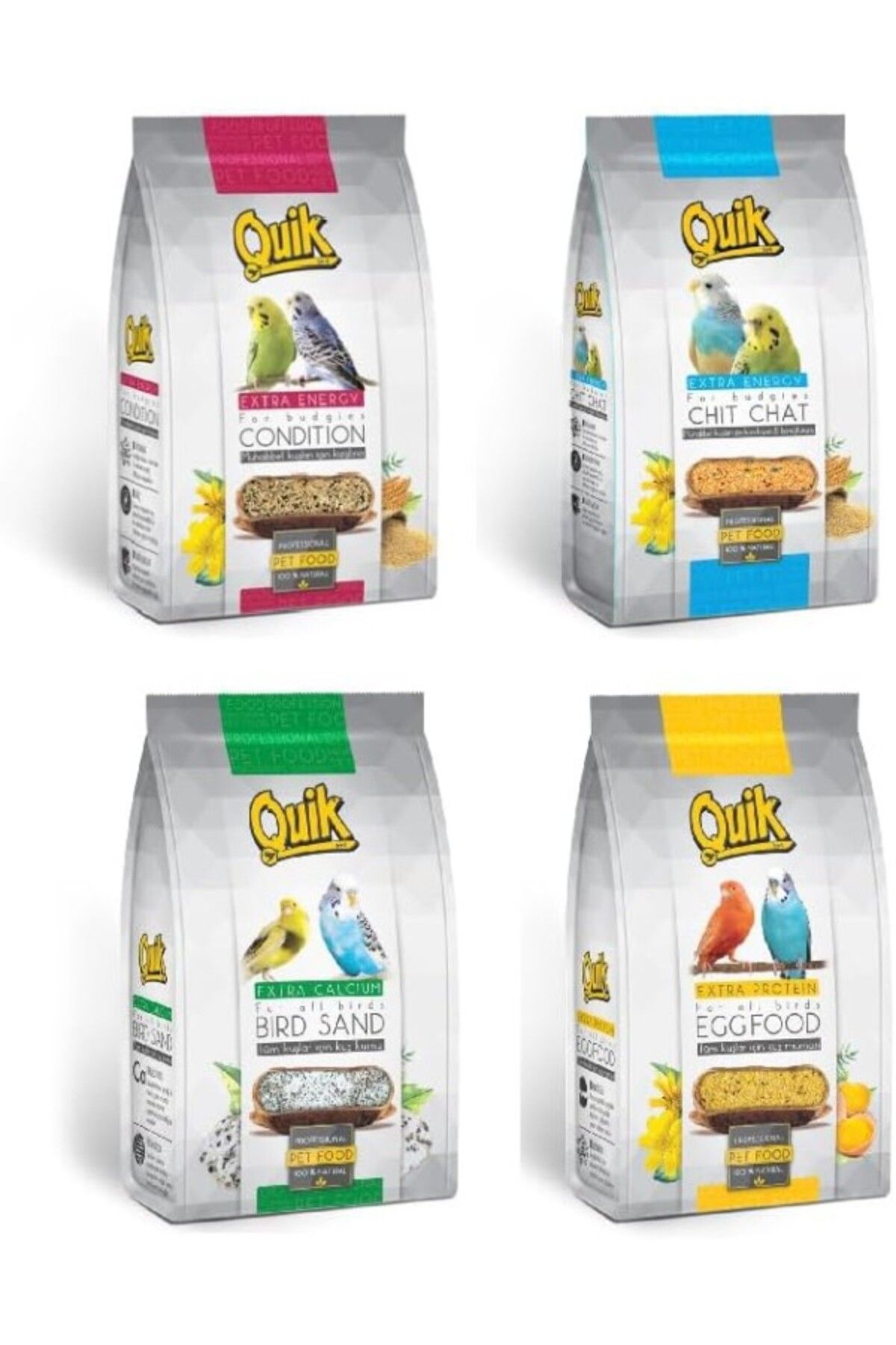 ShopZum Quik Kuş Kumu Kızıştırıcı Konuşturucu Mama