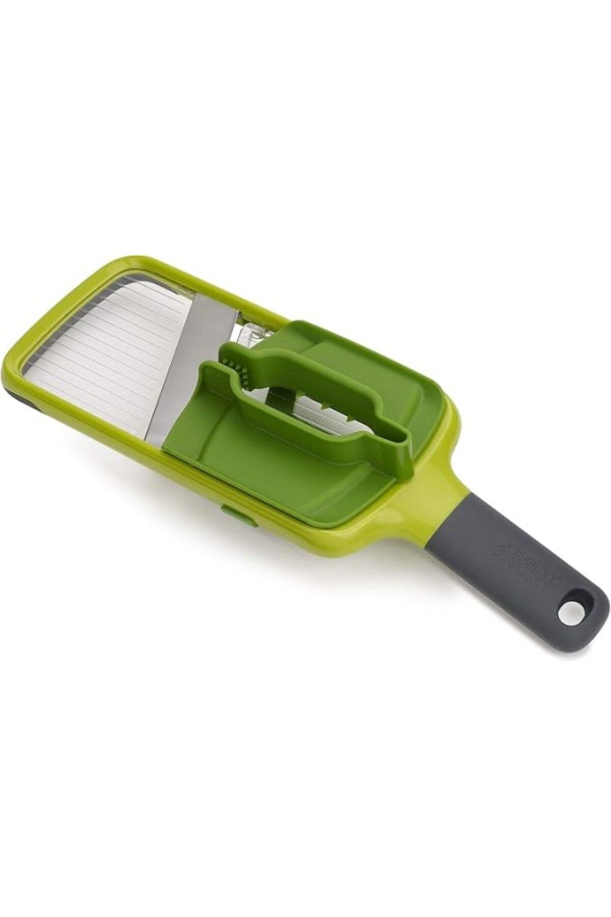 ShopZum Joseph Joseph Multi-Grip Mutfak Mandolin, Ayarlanabilir Sebze Kesici Ve Soğan Kesici, 3 Dilim
