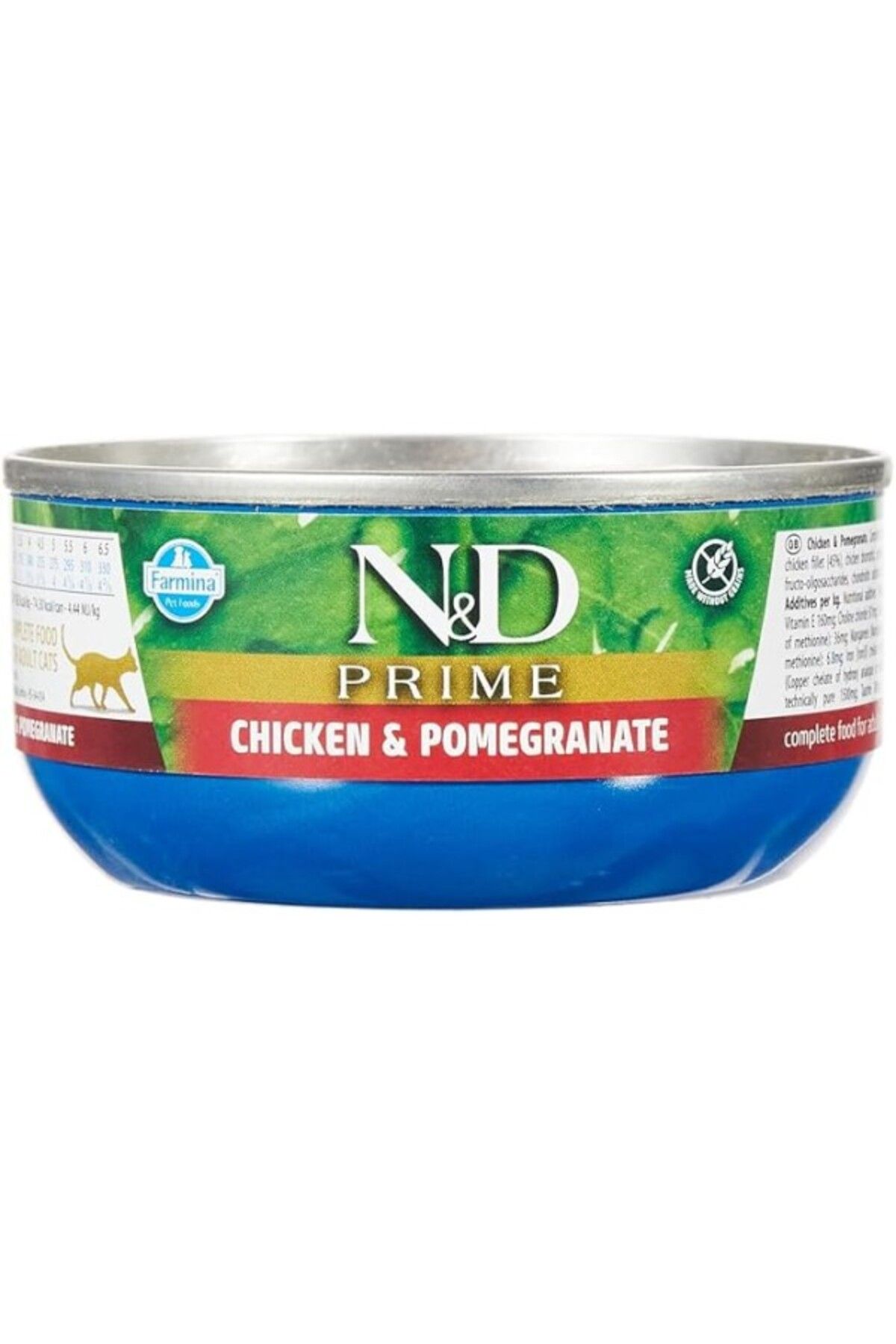 ShopZum N&amp;d Prime Yaş Kedi Maması, Tavuklu &amp; Narlı, Yetişkin, 70 G