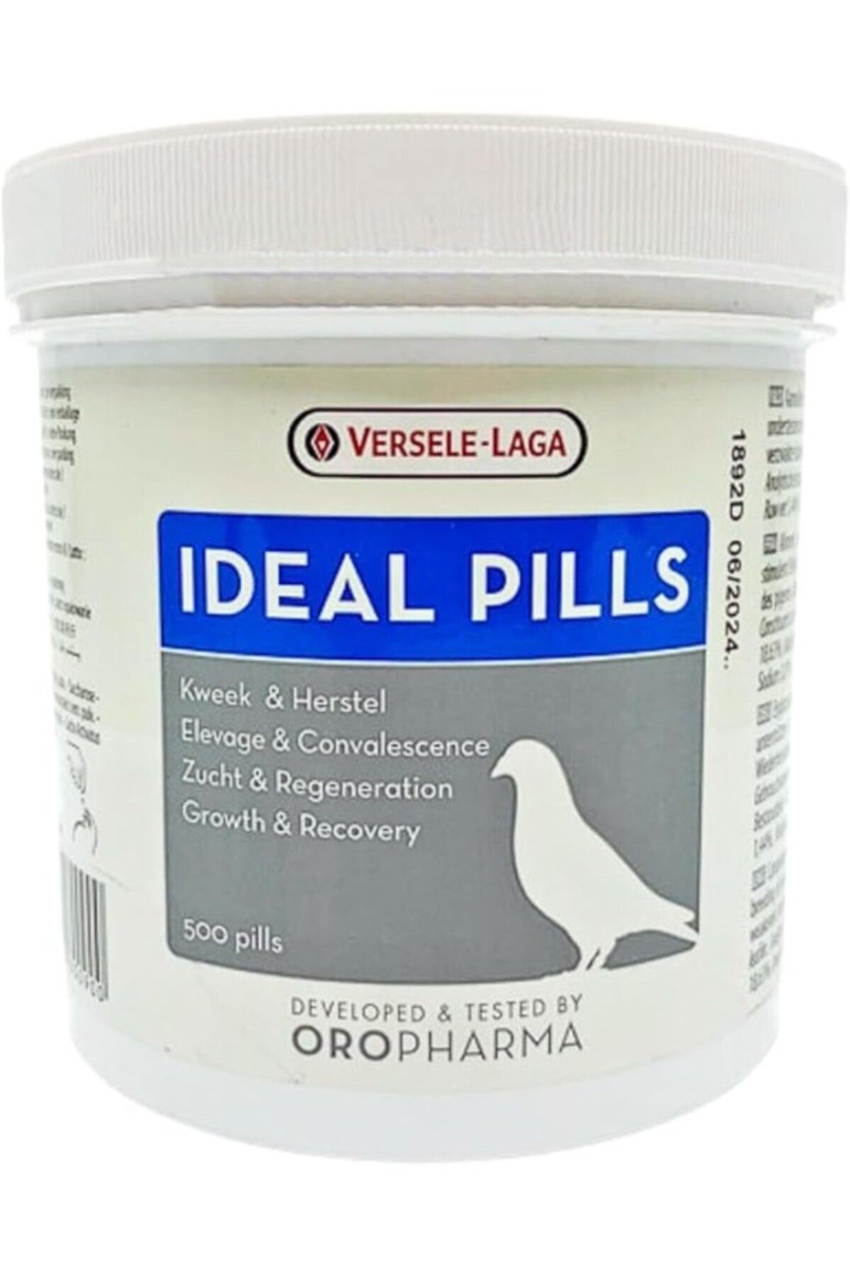 ShopZum Versele Laga Güvercin Or.İdeal Pills (Kondisyon Hapı) 500 Lü
