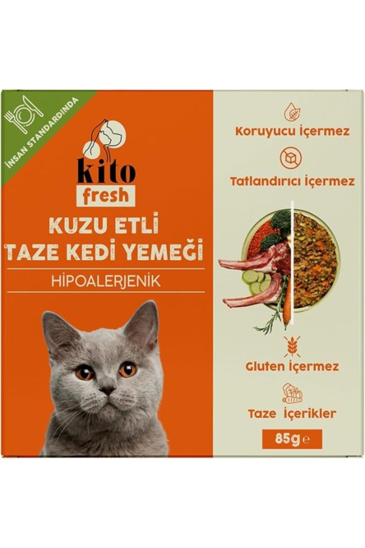 ShopZum Kito Fresh Kuzu Etli Kedi Yemeği