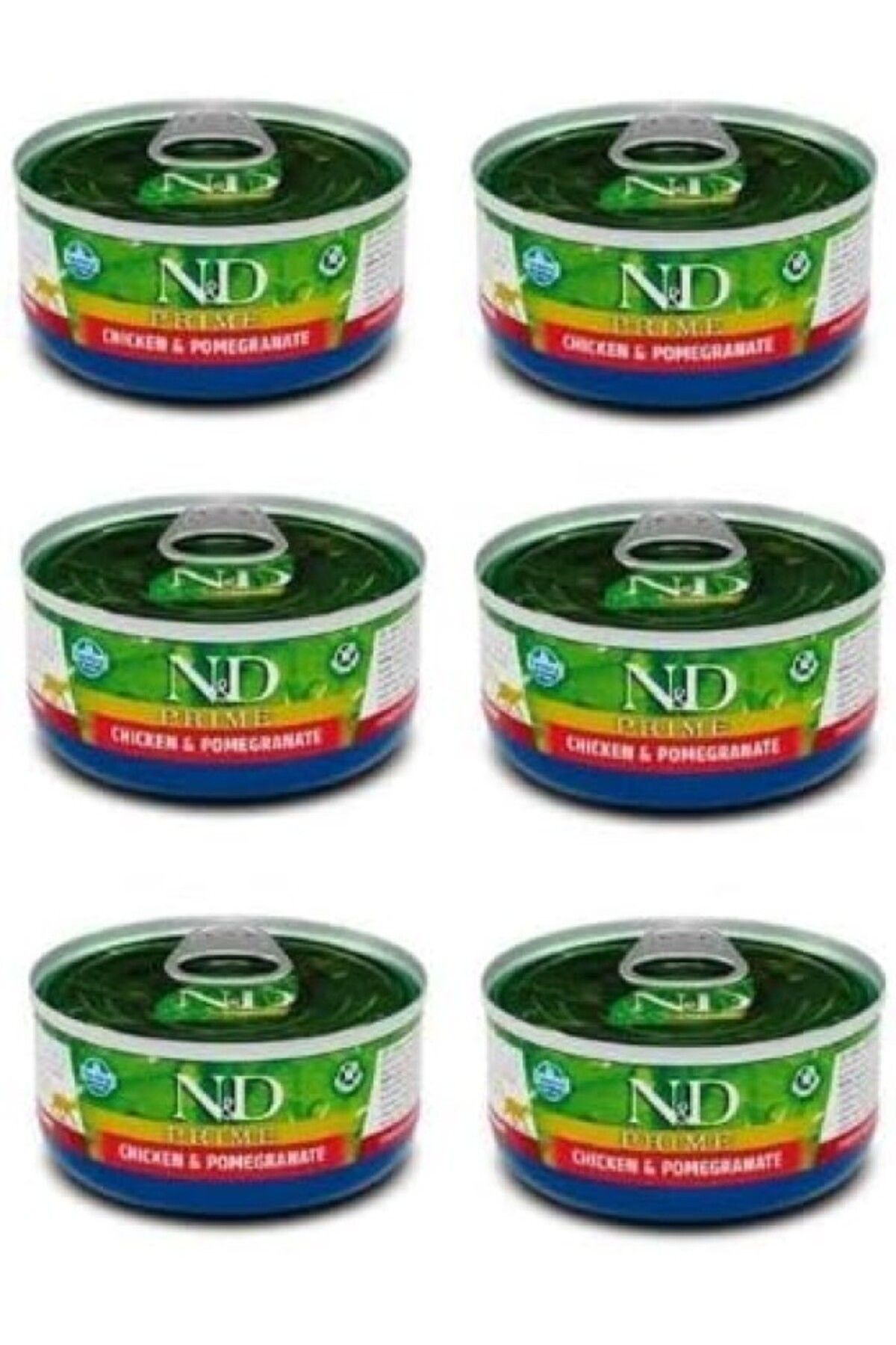 ShopZum Nd Tahılsız Tavuk Ve Narlı Kedi Konservesi 6x70gr