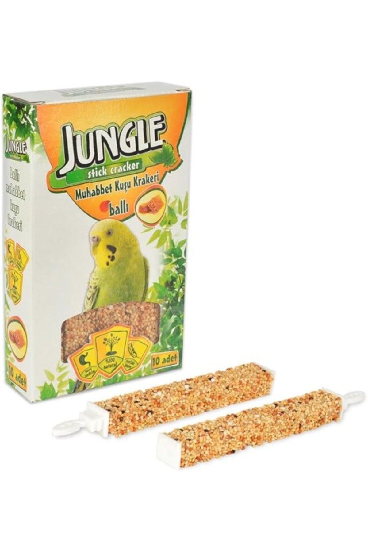 ShopZum Jungle Tava Muhabbet Kuşu Krakeri, 10'Lu Paket