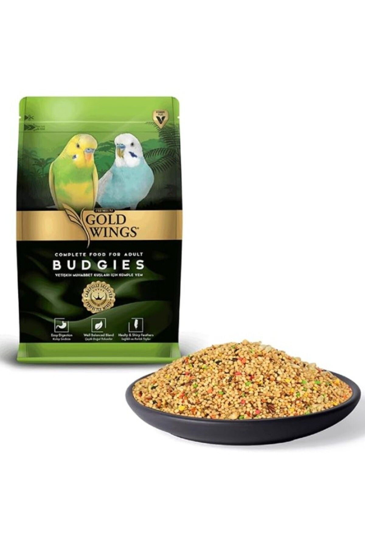 ShopZum Gold Wings Premium Muhabbet Yemi, 1 Kg