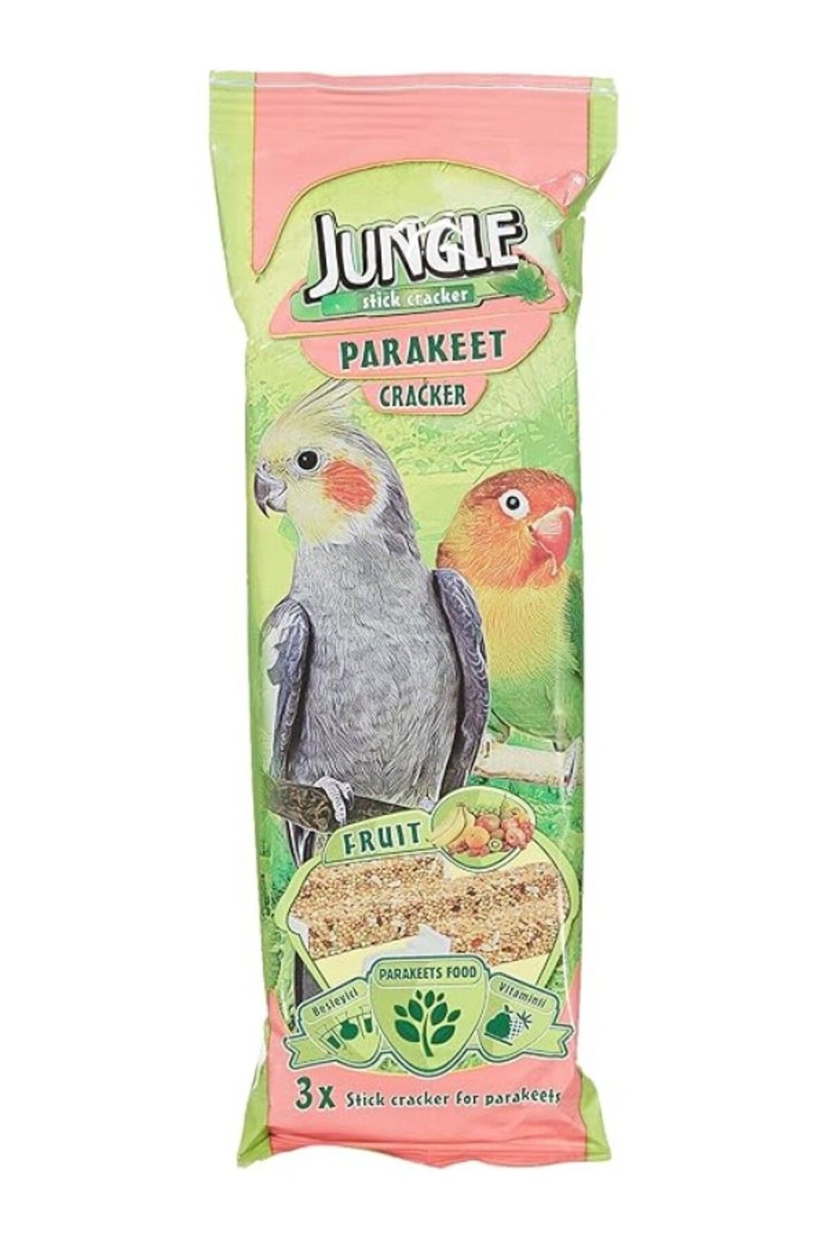 ShopZum Jungle Meyveli Paraket Krakeri 3'Lü Paket (1 X 3 Adet)