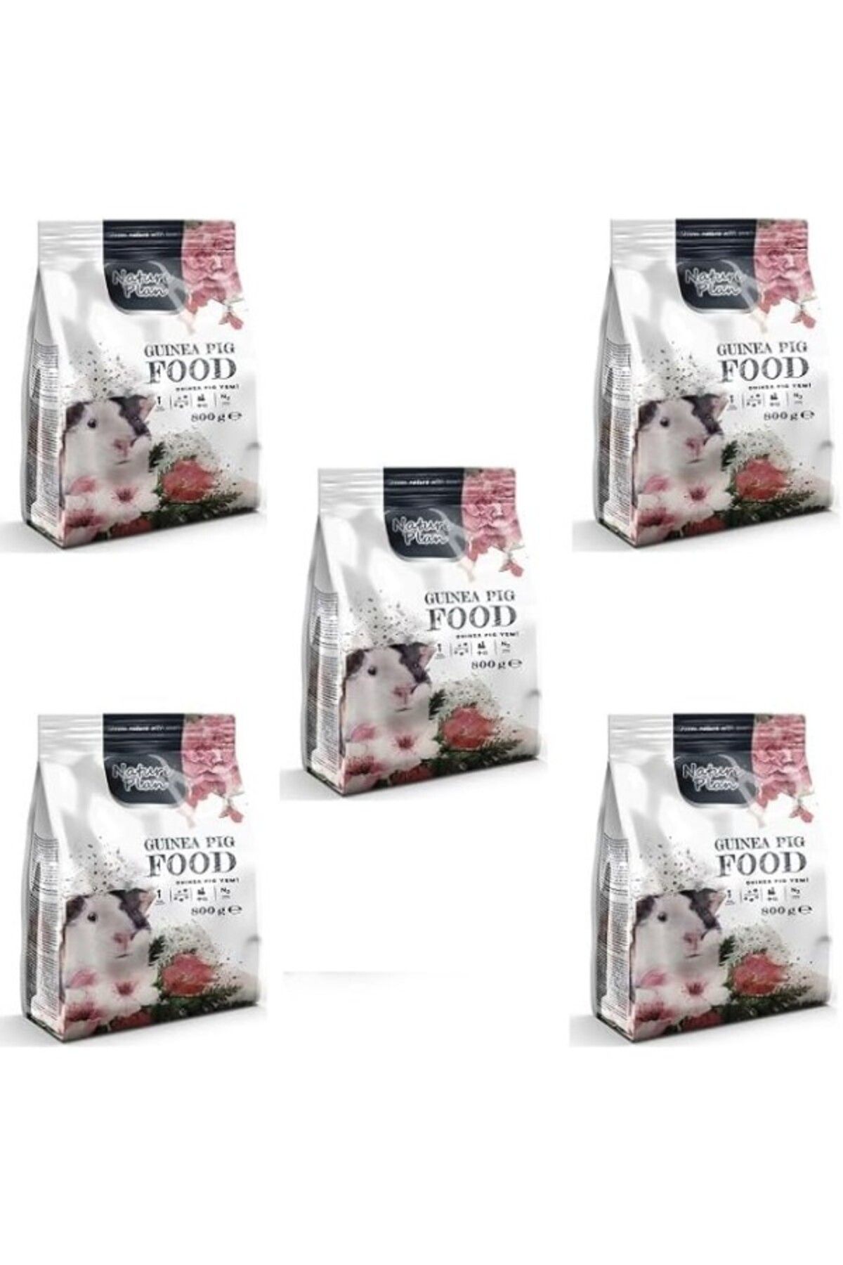 ShopZum Nature Plan Ginepig Yemi 800 Gr - 5 Adet